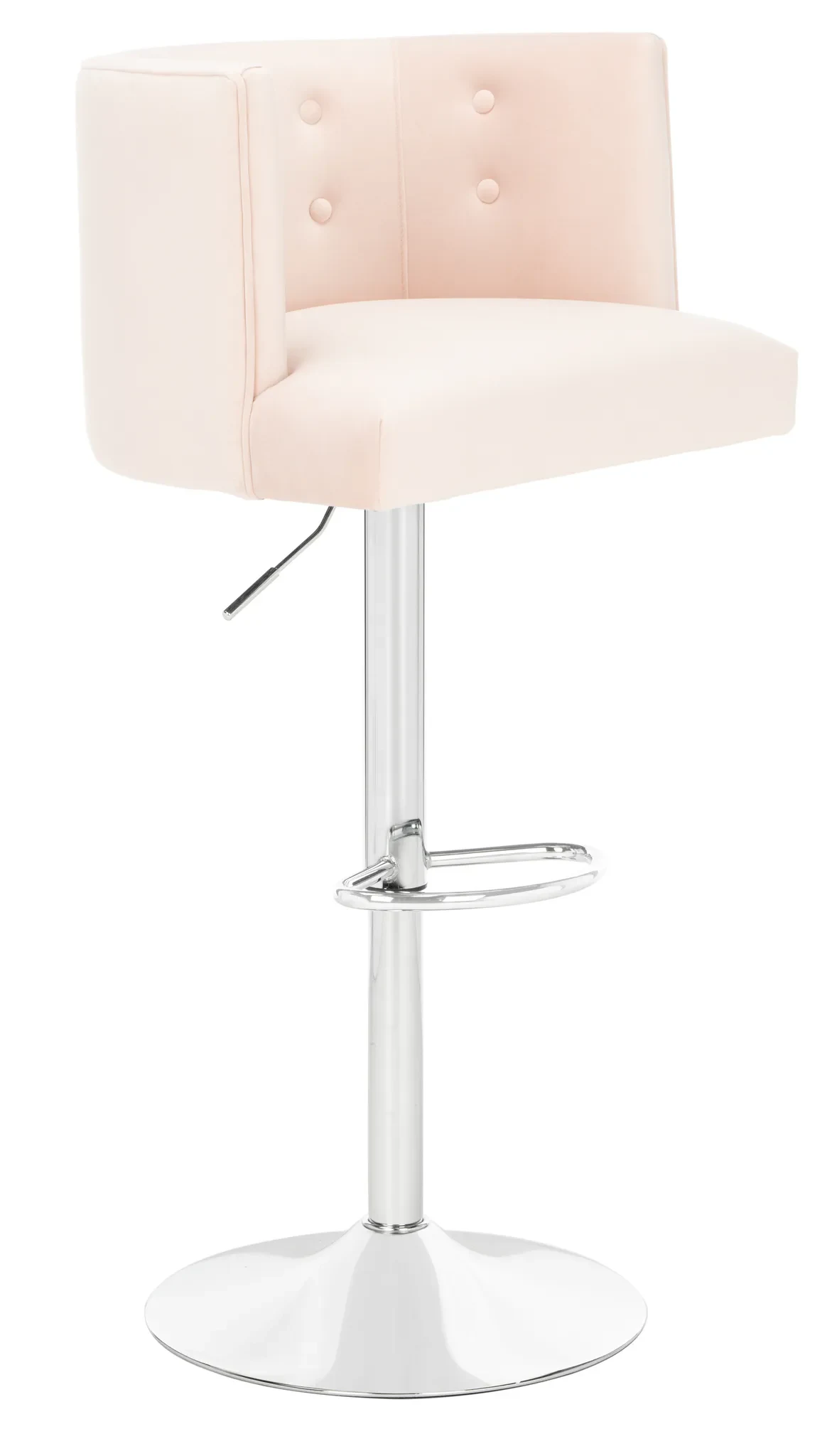 Zayna Adjustable Barstool in Light Gray