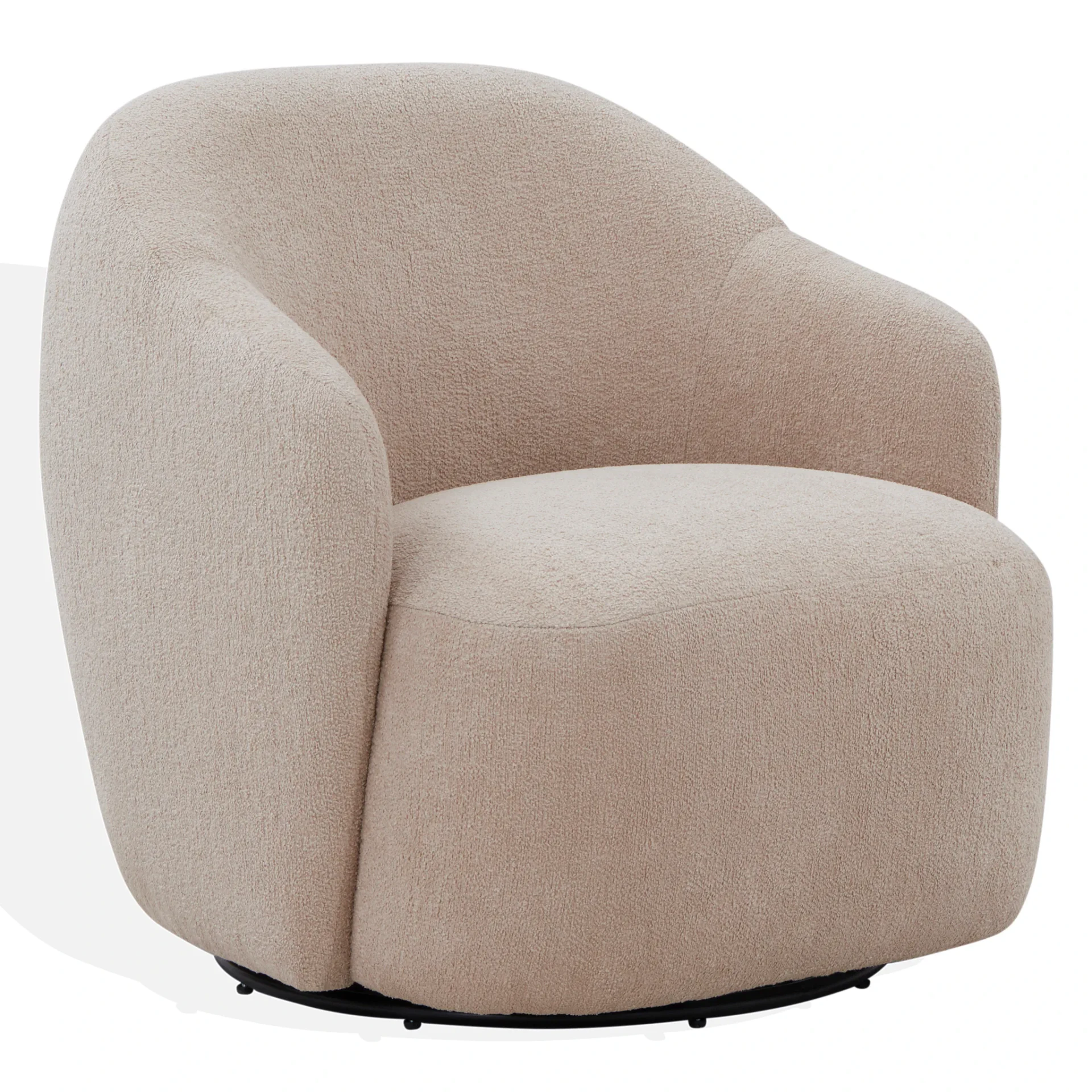 Peitra Boucle Accent Chair in Oatmeal
