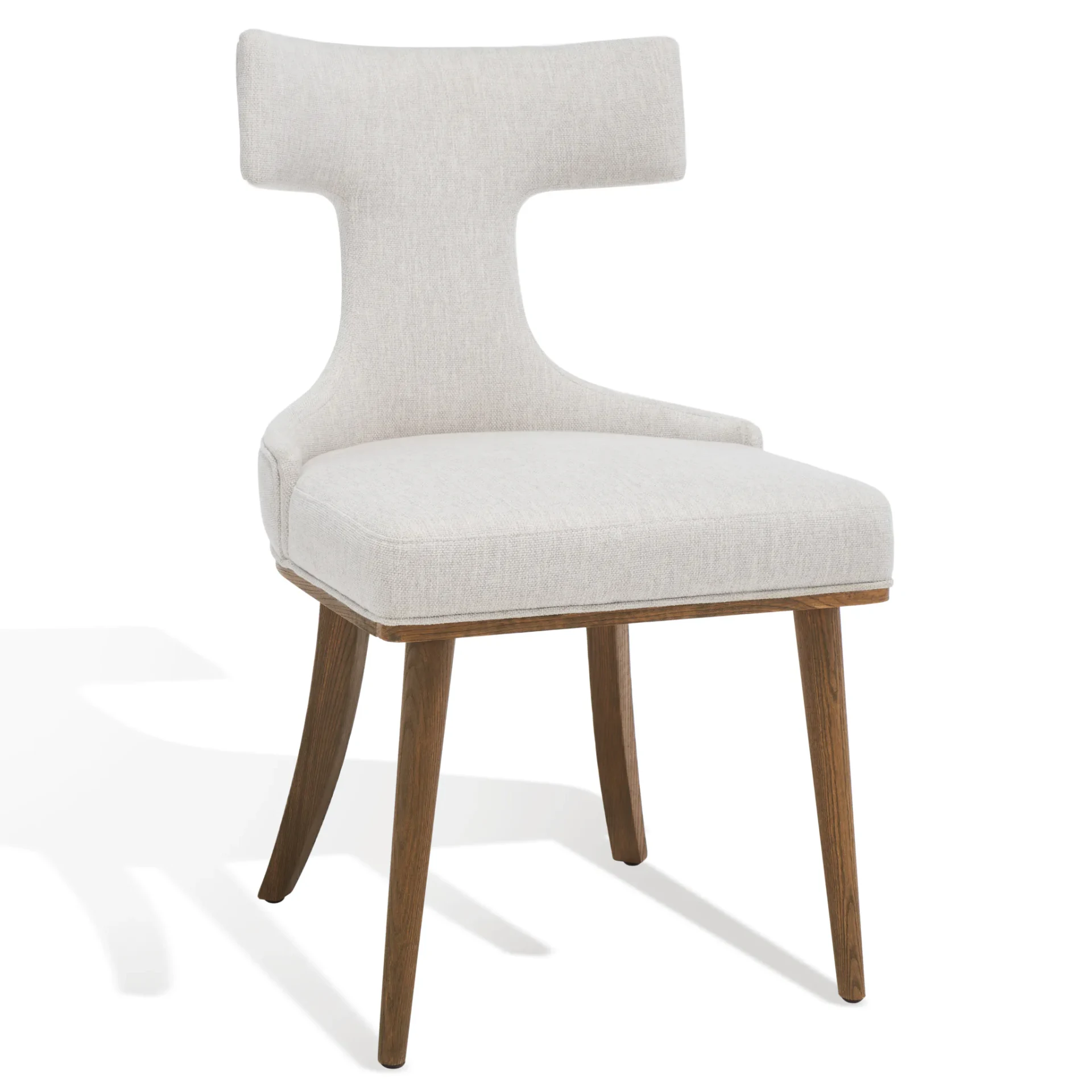 Krisalyn Linen Dining Chair in Taupe