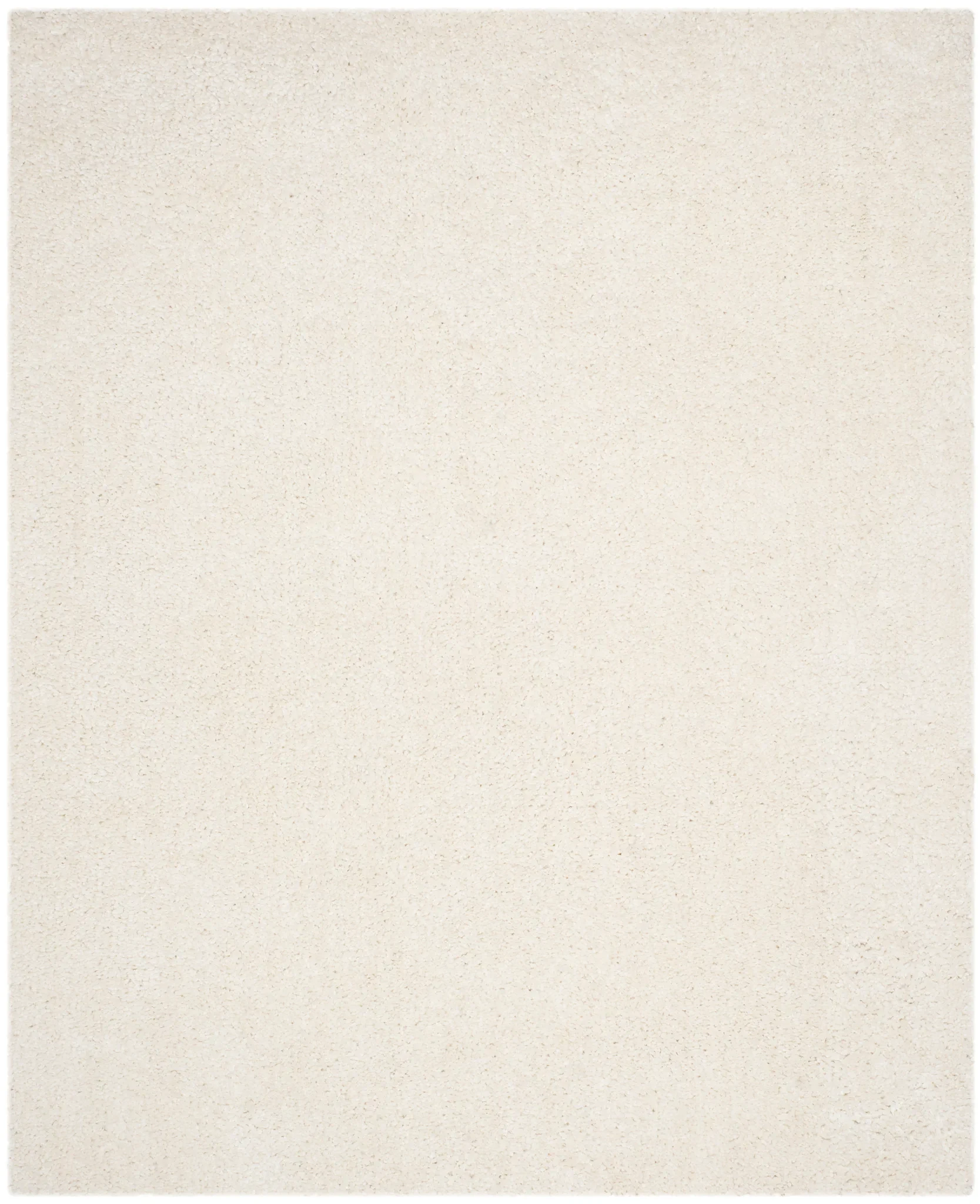 Classic Popcorn Solid Hand-Tufted Shag Rug in Ivory