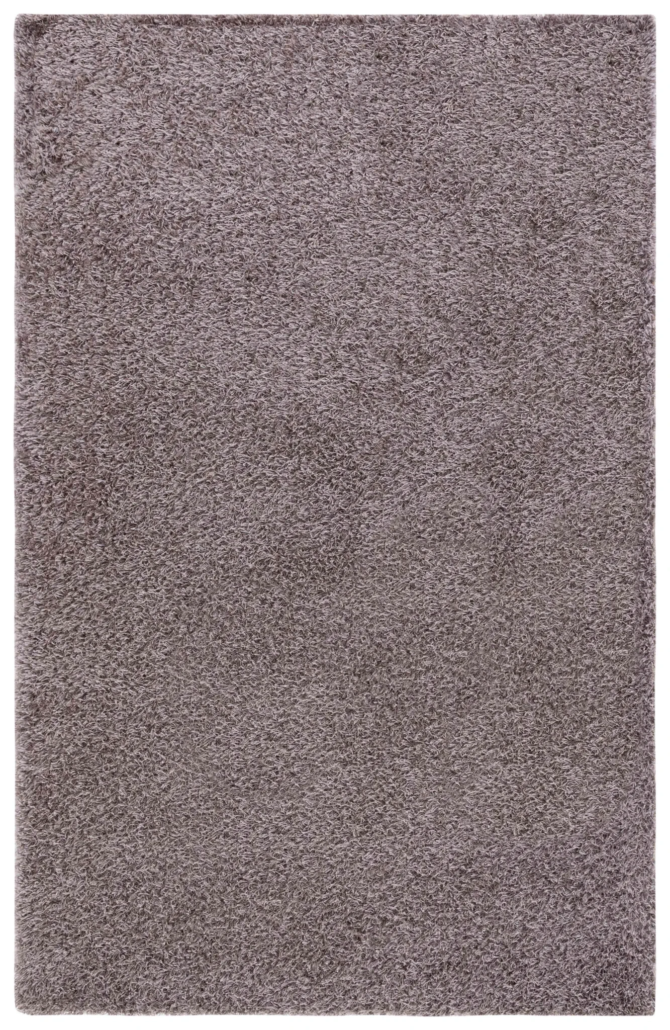 Monterey Solid Hand-Tufted Shag Rug in Silver