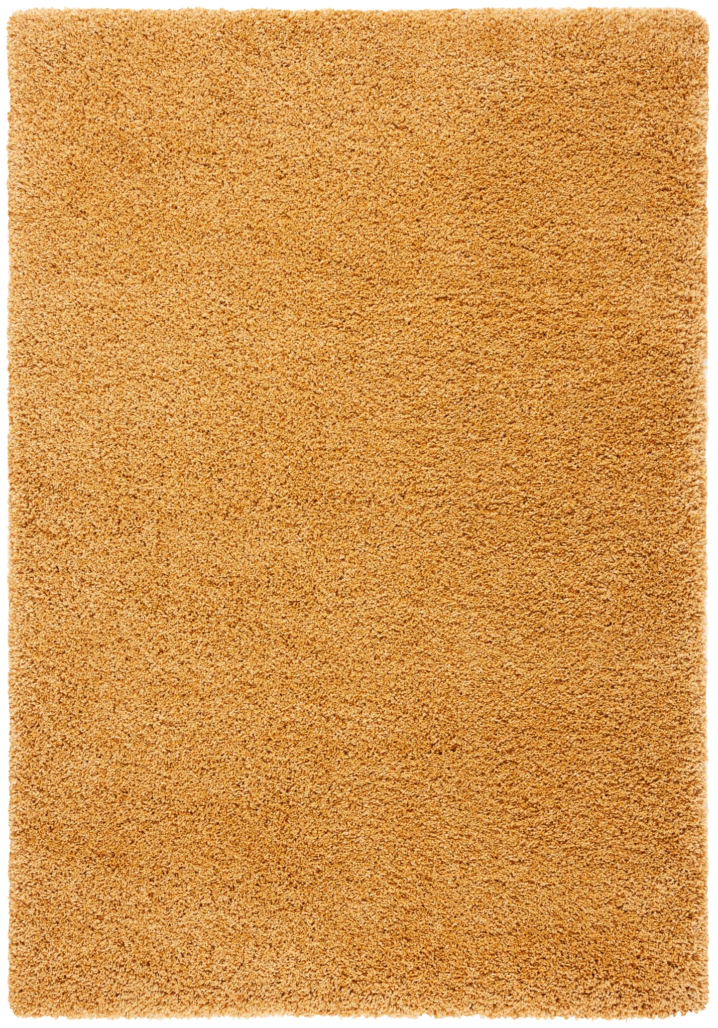 Hudson Solid Shag Rug in Gold