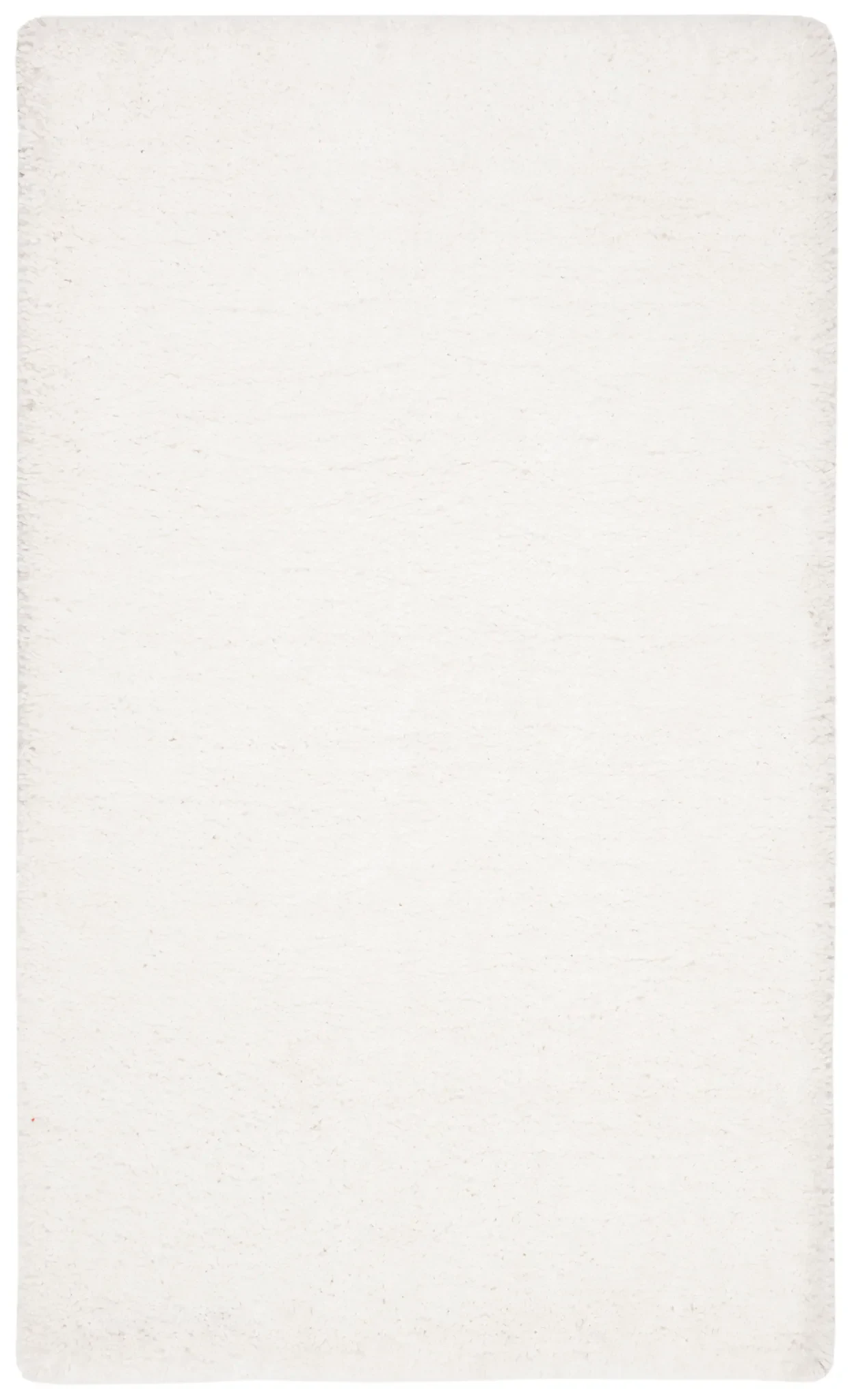 Ultimate Solid Hand-Tufted Shag Rug in Ivory