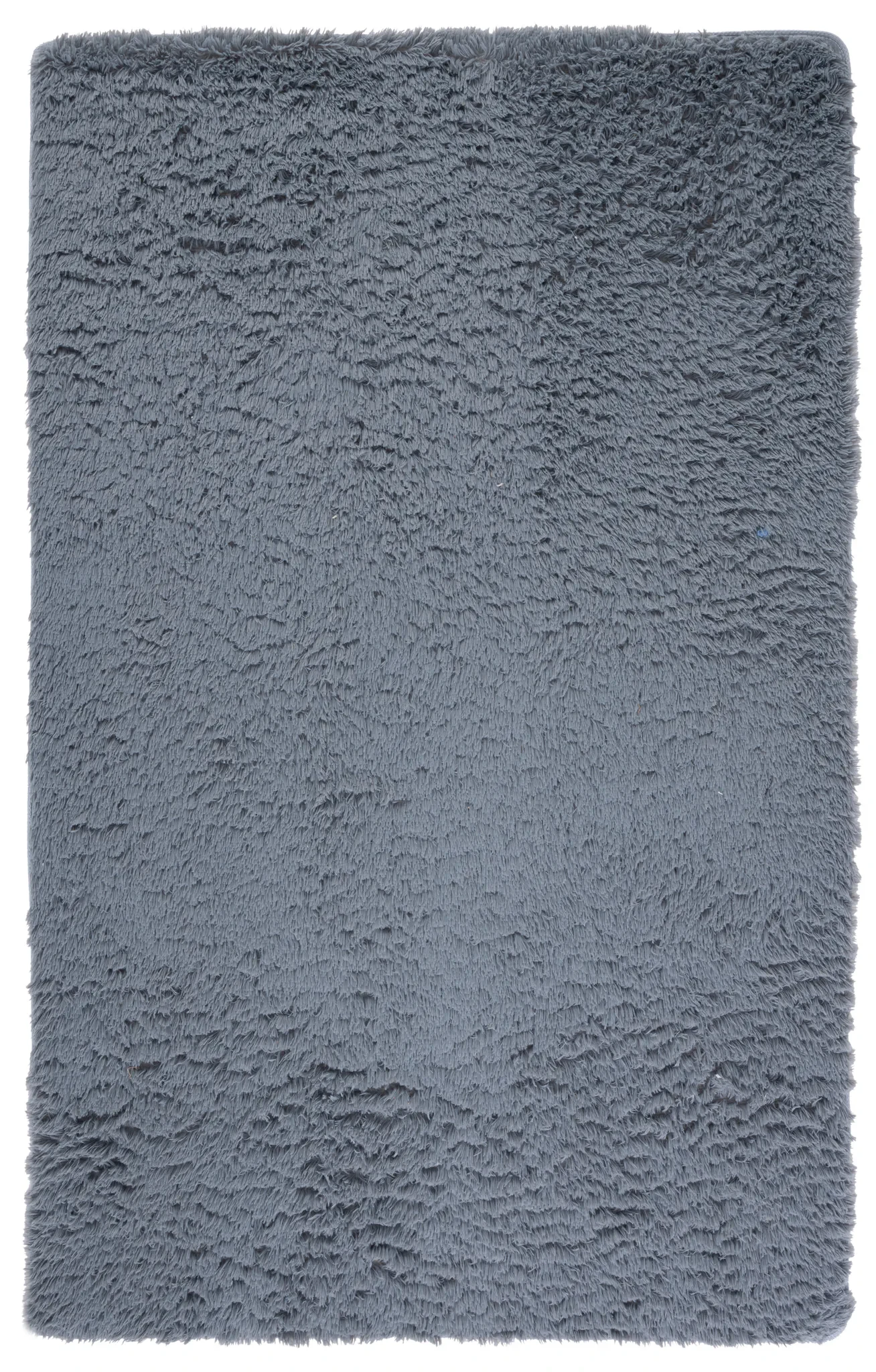 Soho Solid Washable Shag Rug in Dark Gray