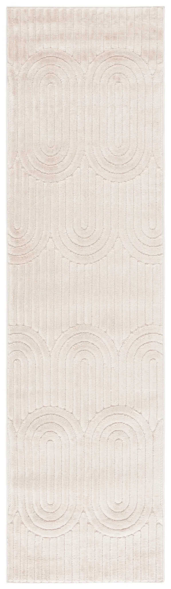 Selena Concentric Arch Rug in Beige