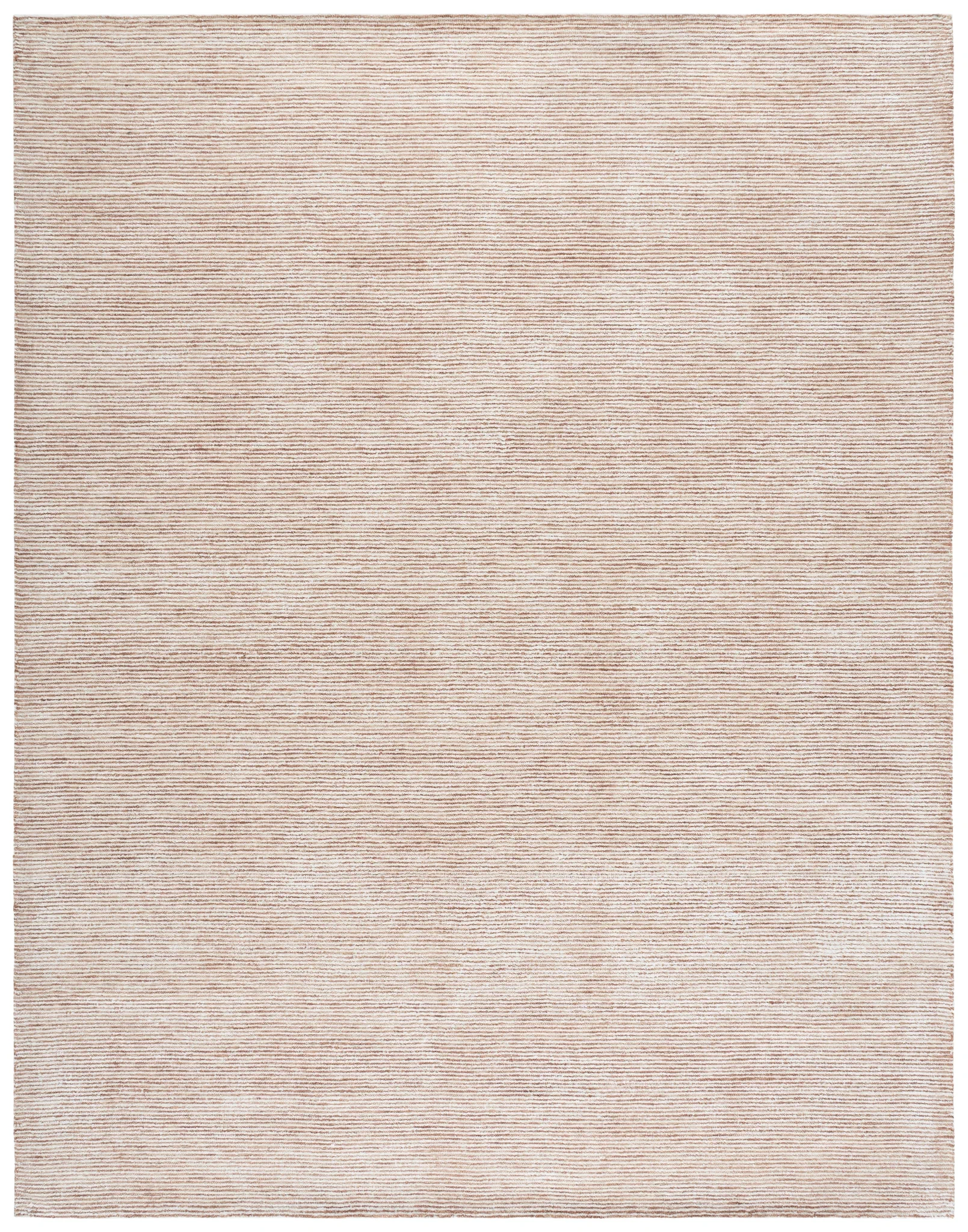 Soho Ribbed Hand-Tufted Rug in Rust