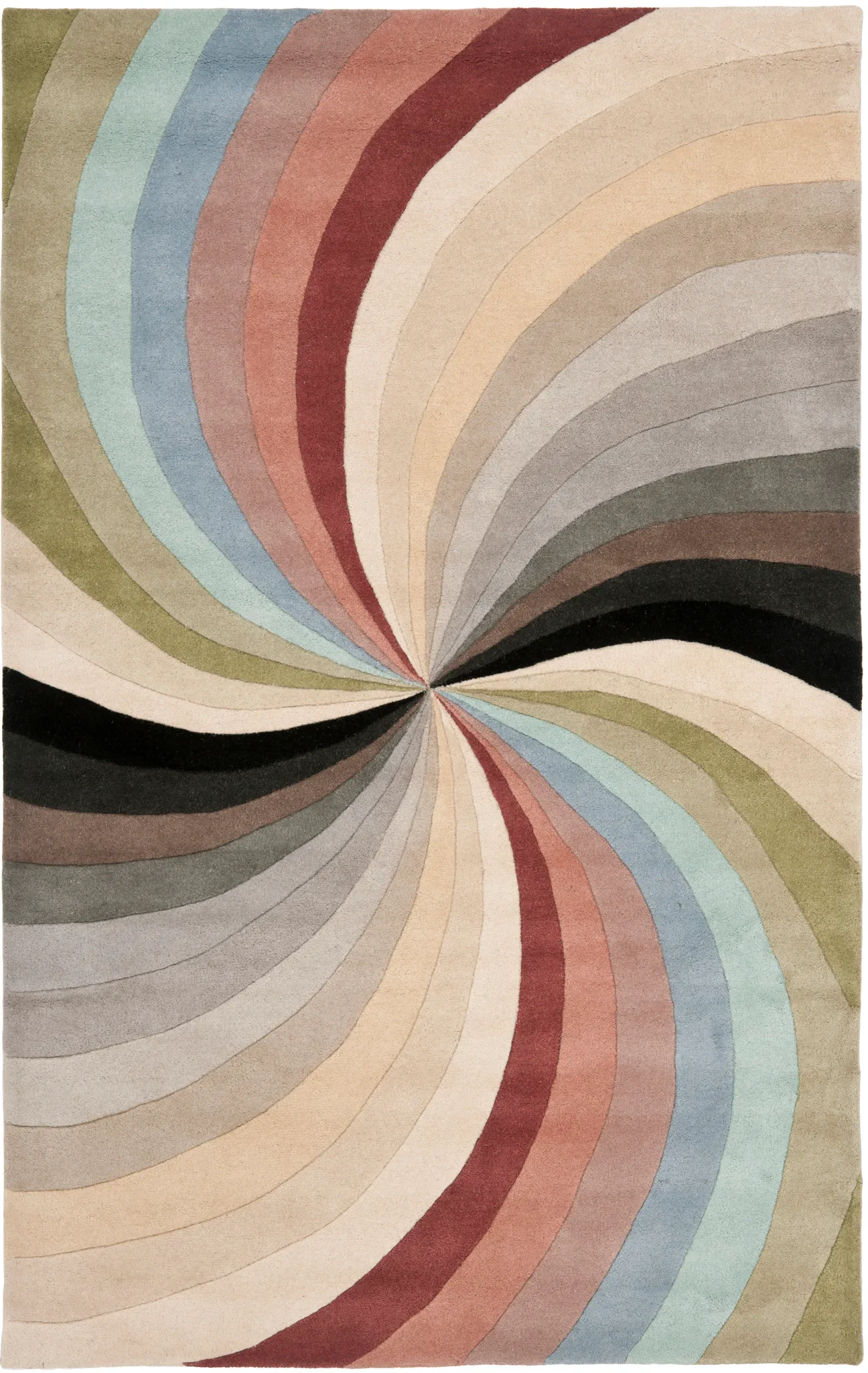 Soho Pinwheel Hand-Tufted Rug in Multicolor