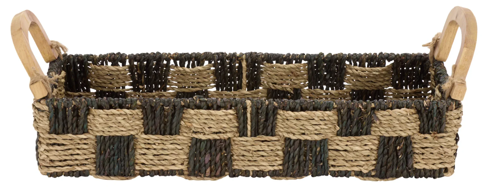 Quinley Basket in Natural / Dark Natural