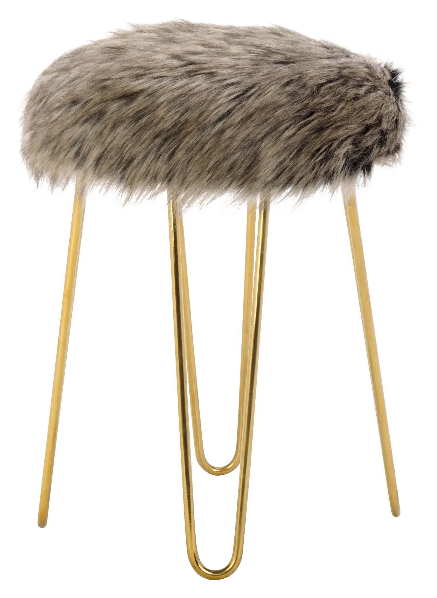 Caspian Foot Stool in Gray