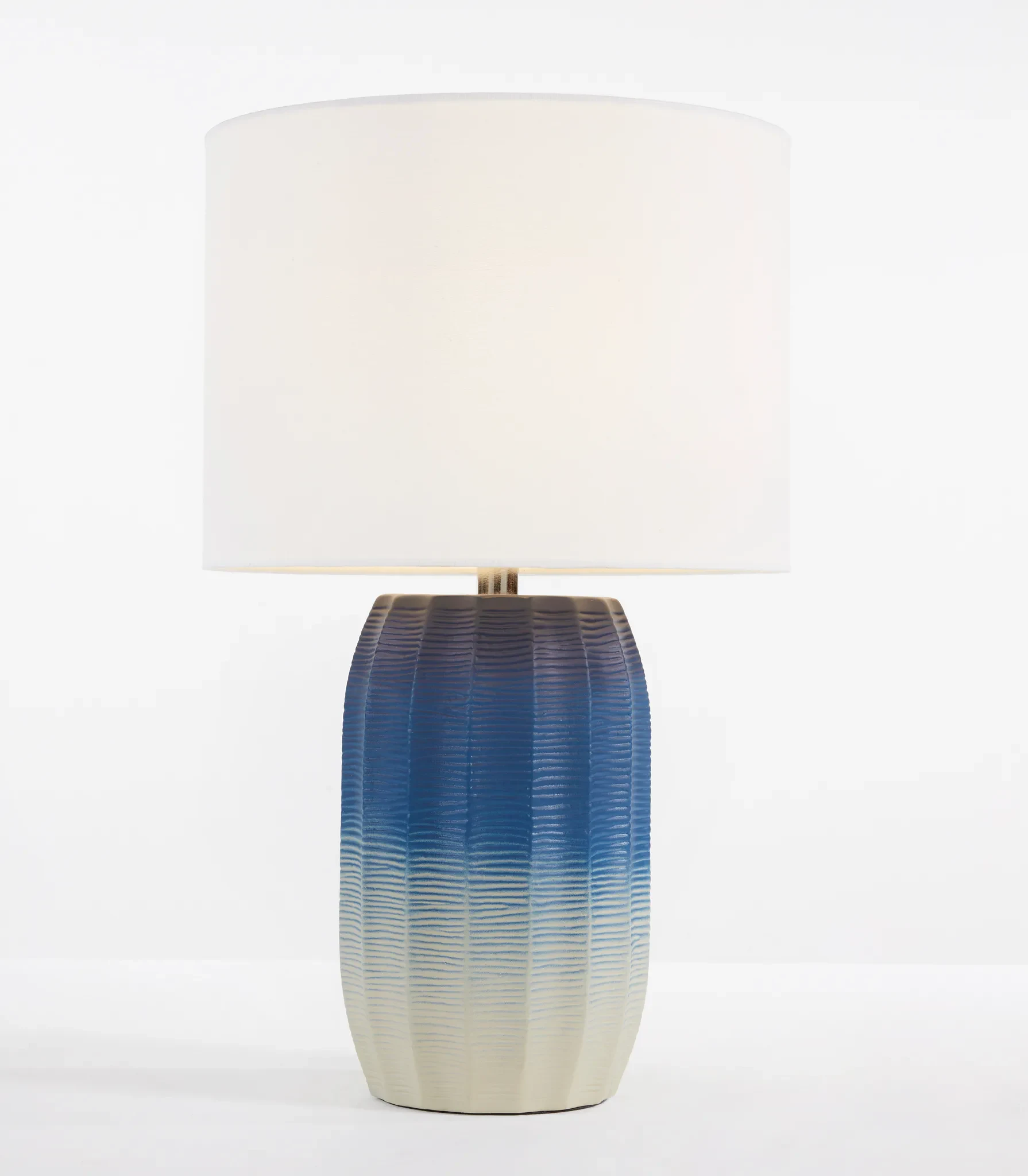 Adley Table Lamp in Blue / White