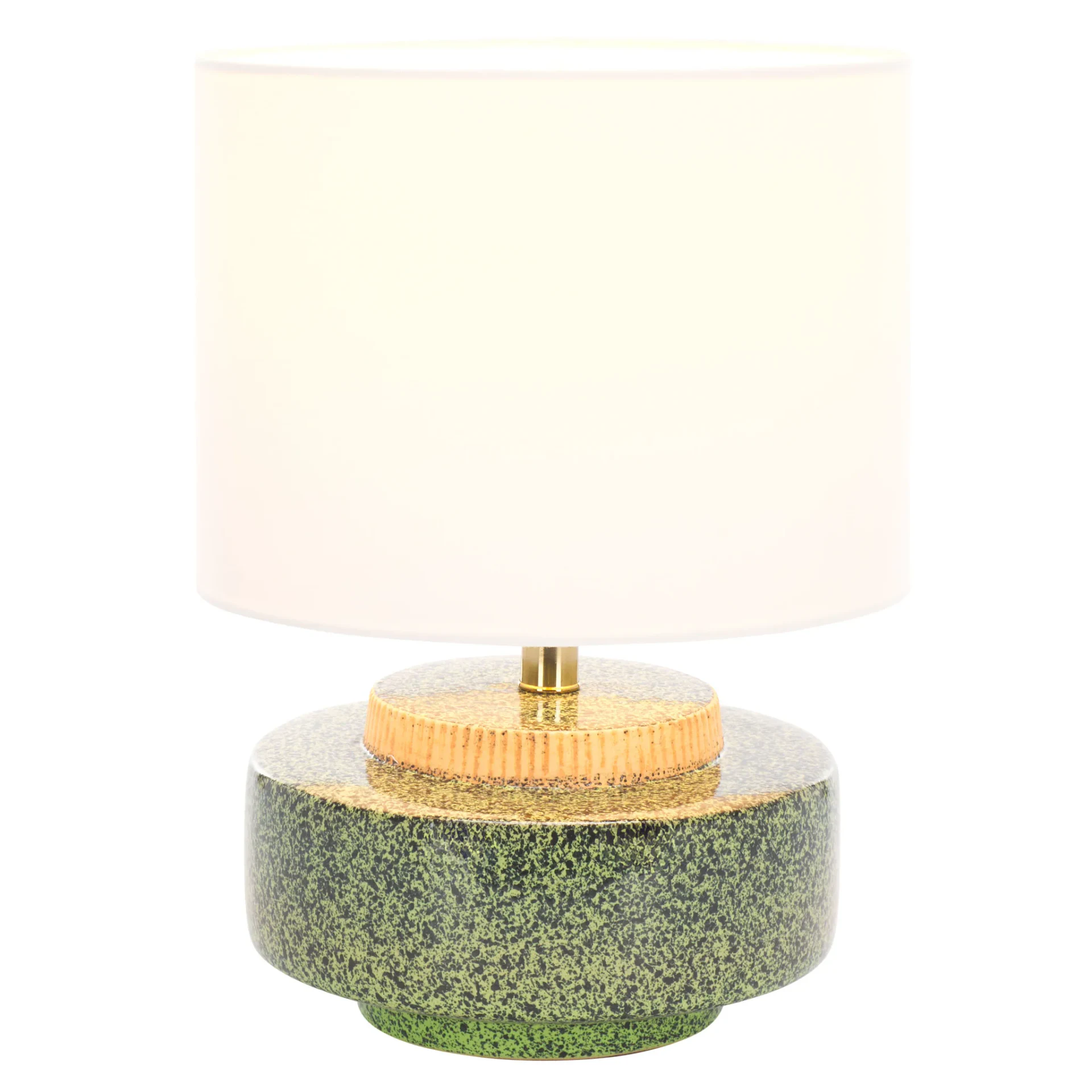 Chels Table Lamp in Green / Brass