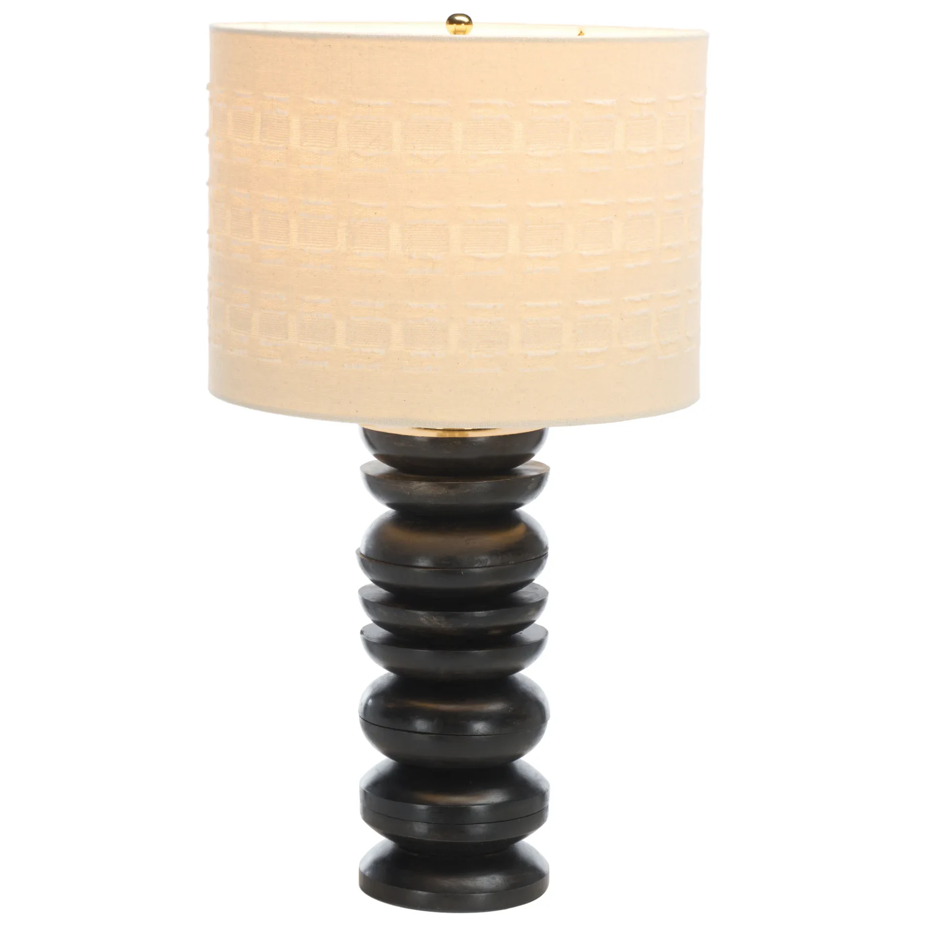 Asta Table Lamp in Black / Cream