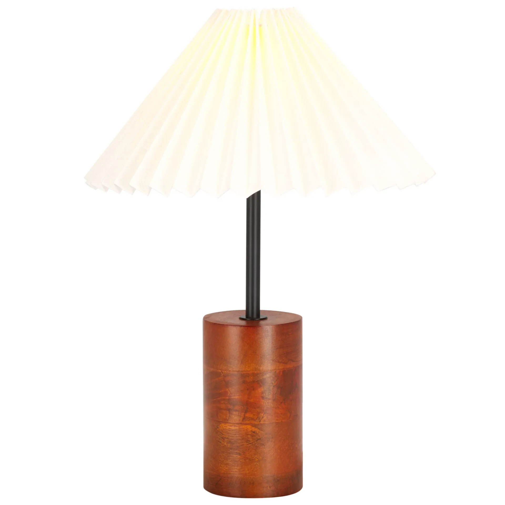 Dani Table Lamp in Walnut / Black