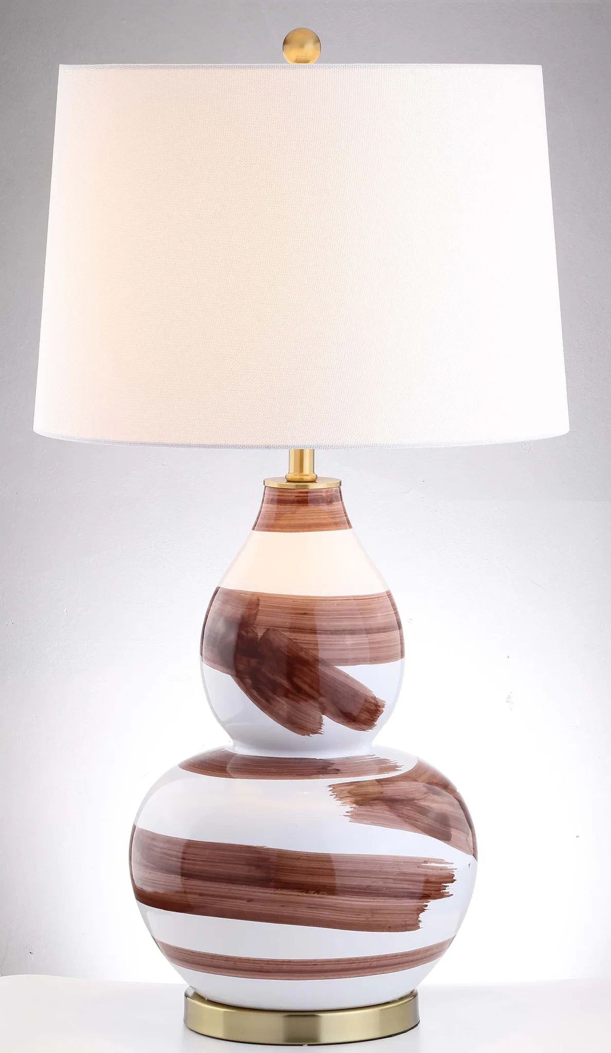 Aileen Table Lamp in Brown / Gold
