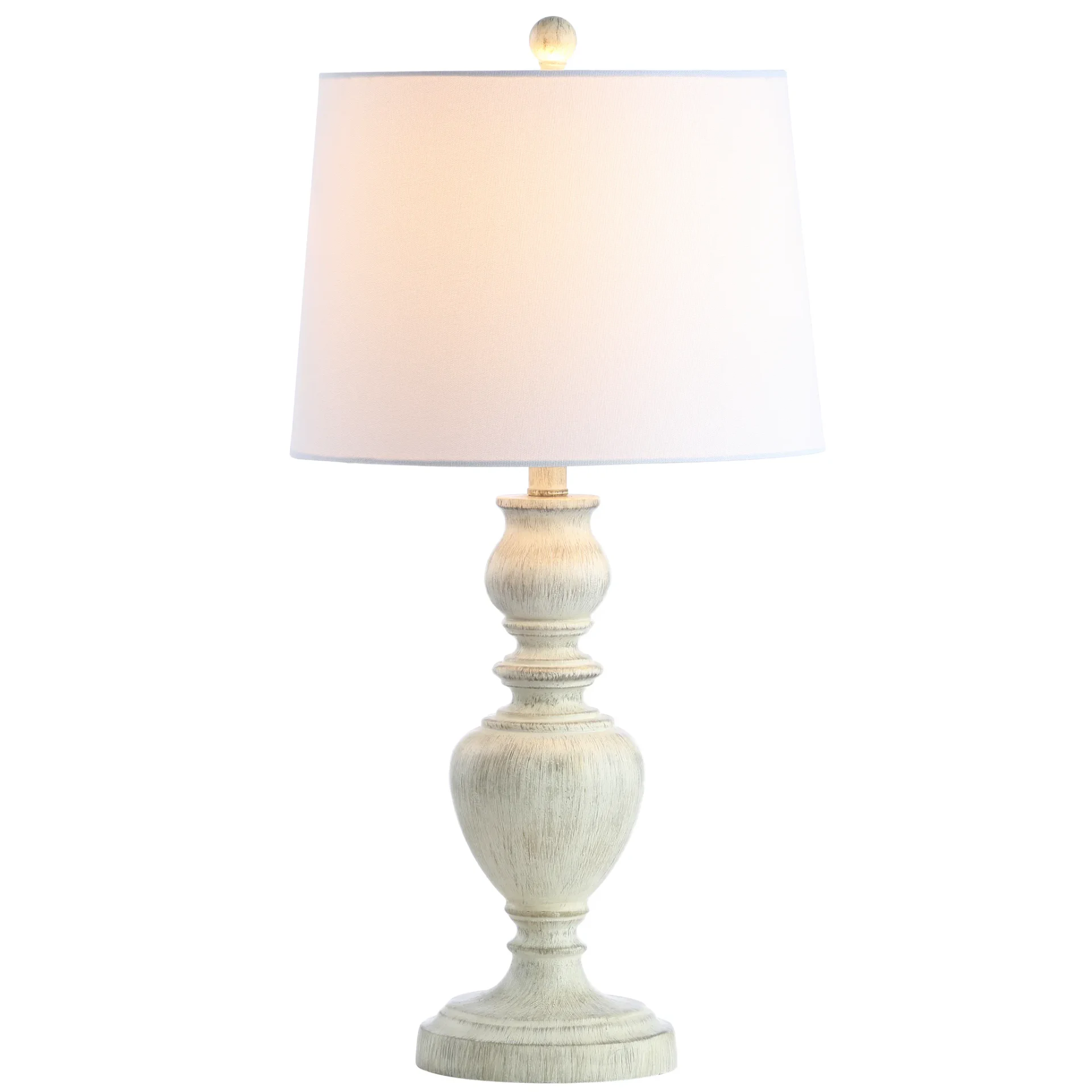 Zabi Table Lamp (Set Of 2) in White Washed