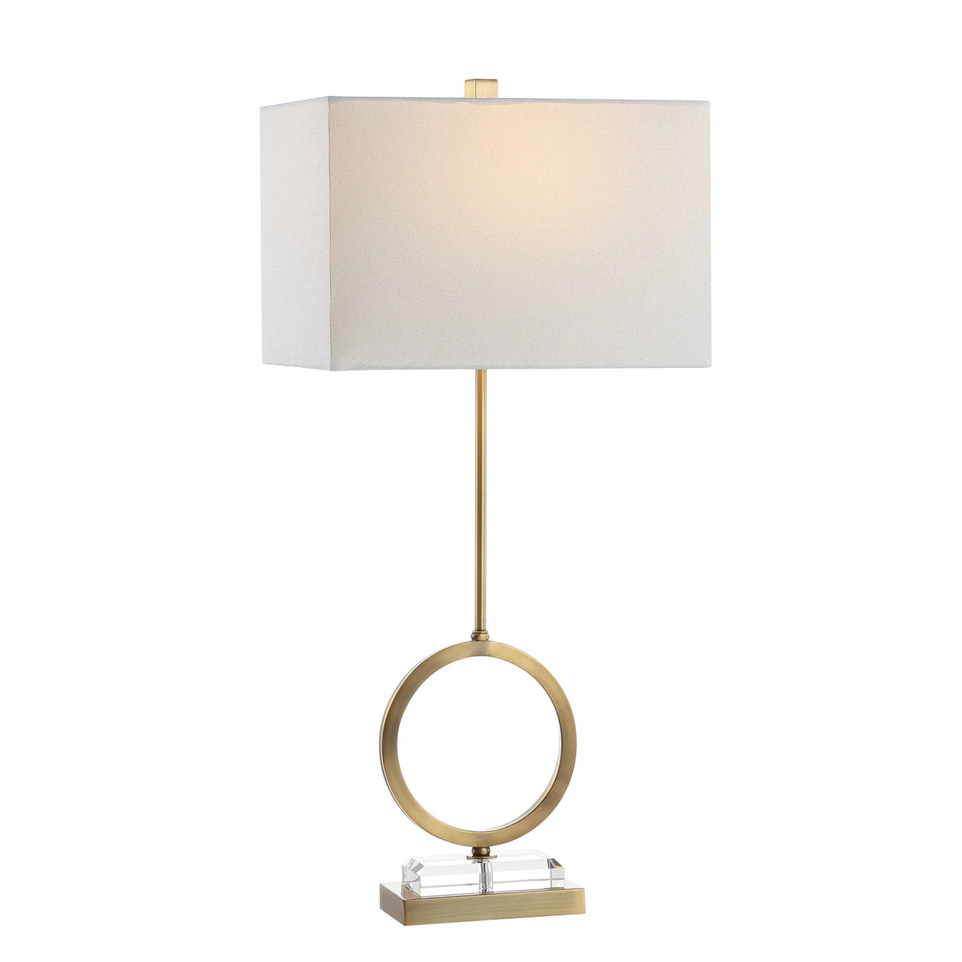 Kaden Table Lamp (Set Of 2) in Clear / Brass