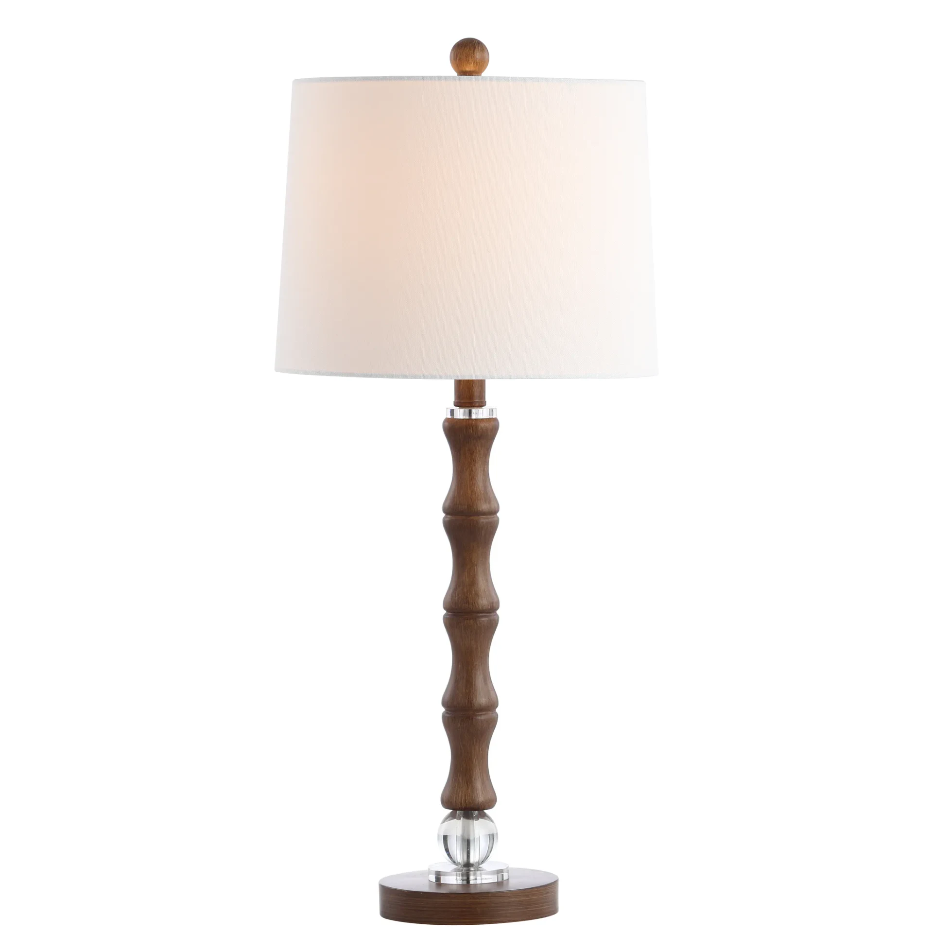 Lukas Table Lamp in Dark Brown