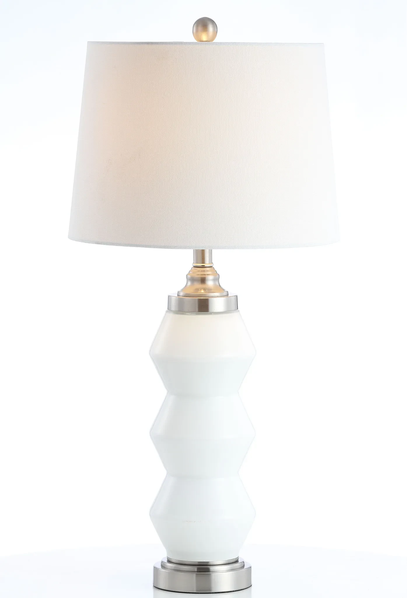 Jayce Table Lamp in White / Silver