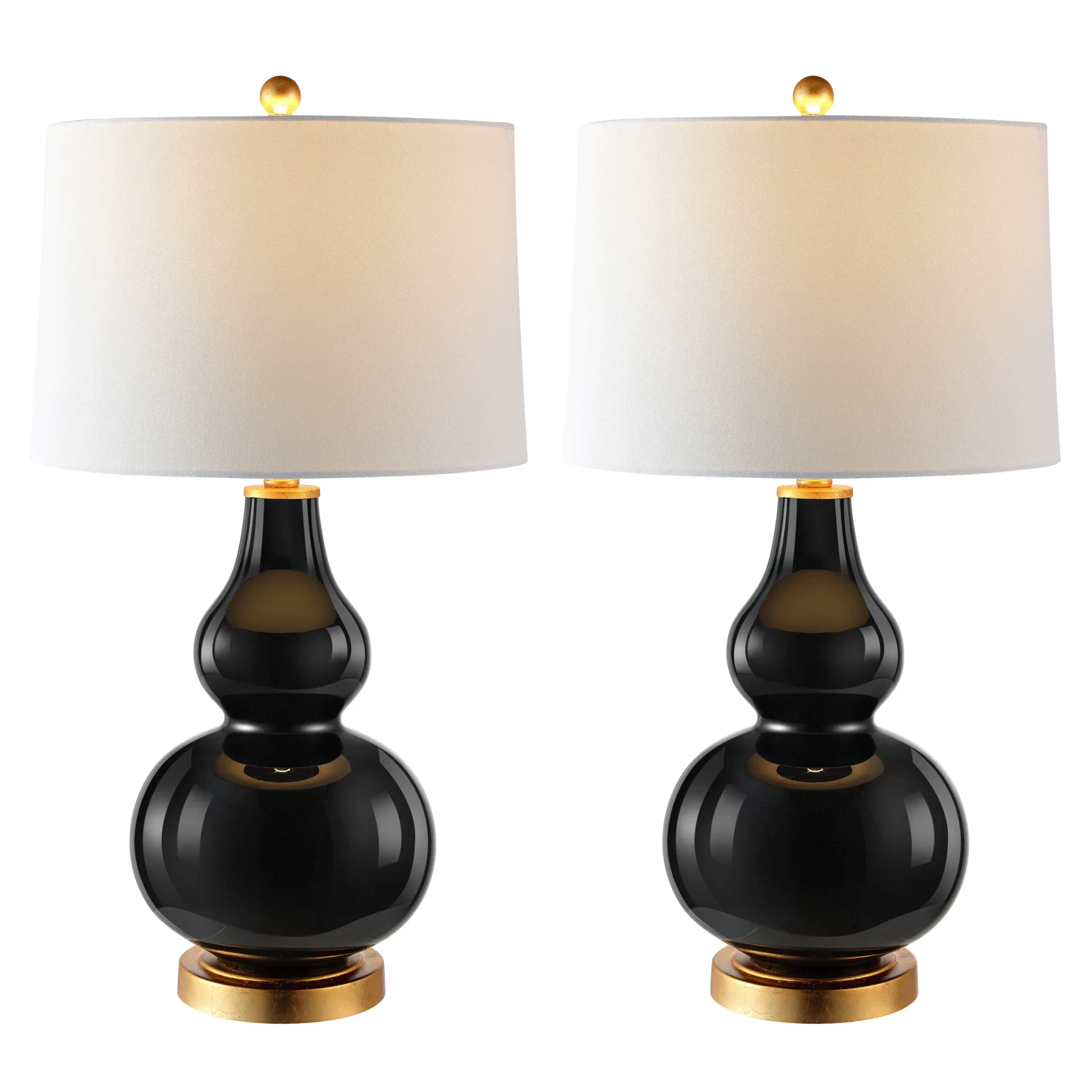 Karlen Table Lamp (Set Of 2) in Black / Gold