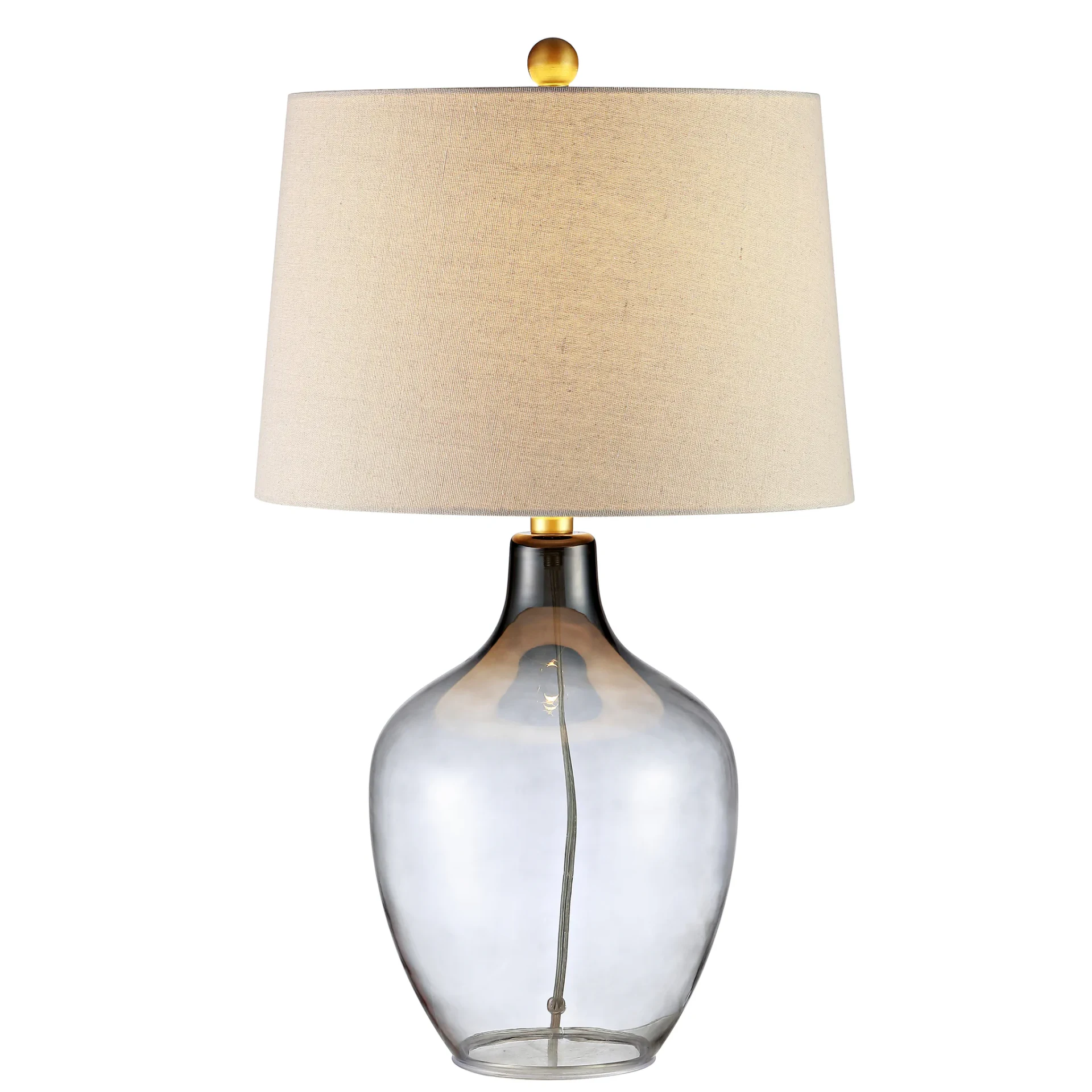 Larzen Table Lamp in Ombre Gray