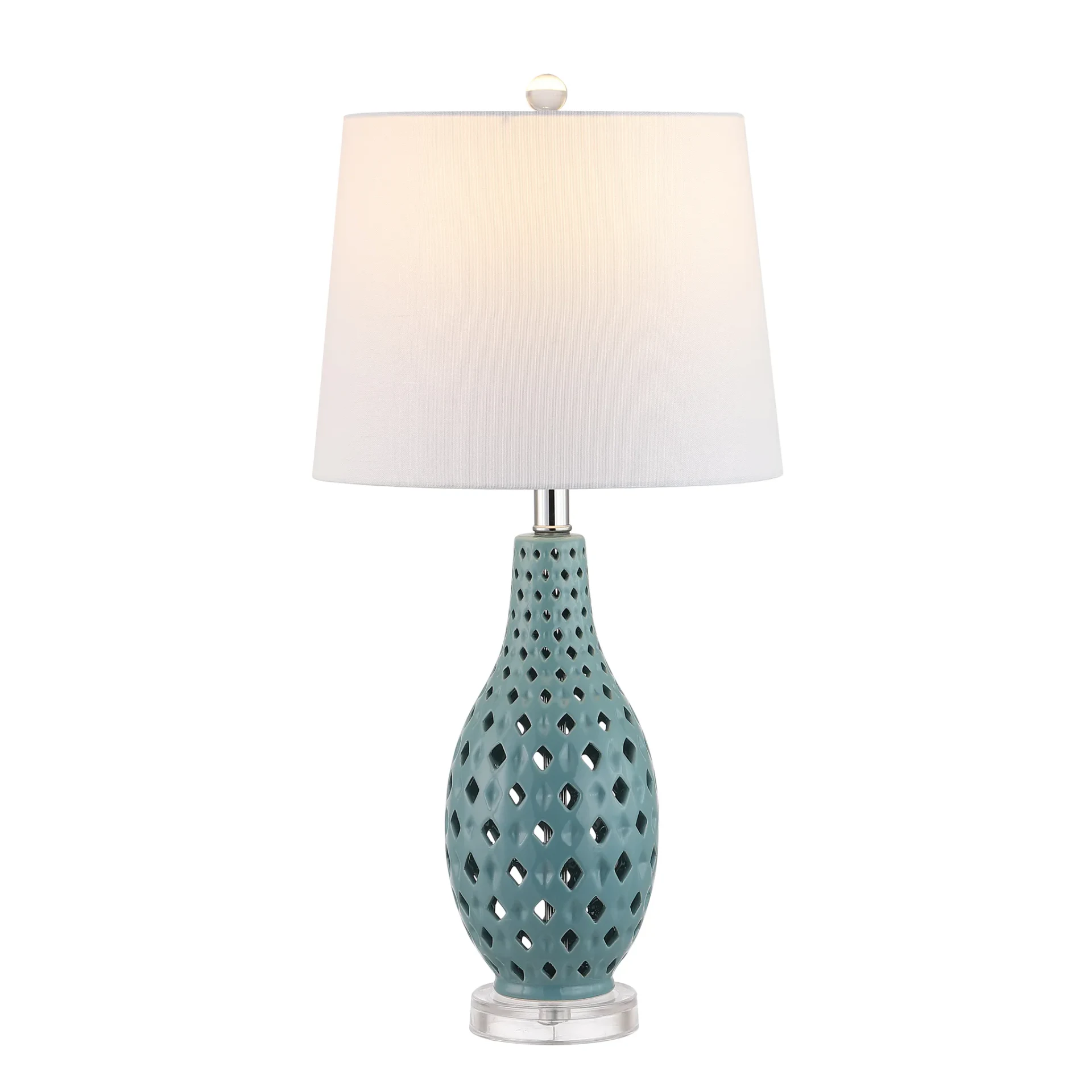 Harlem Table Lamp in Navy Blue