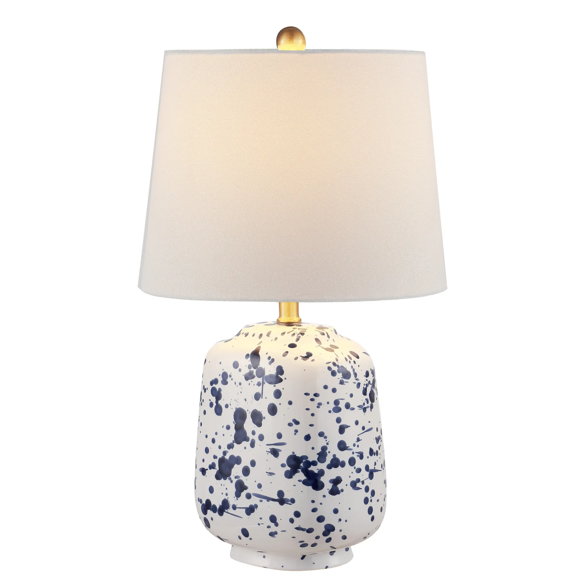 Greyon Table Lamp in Navy Blue