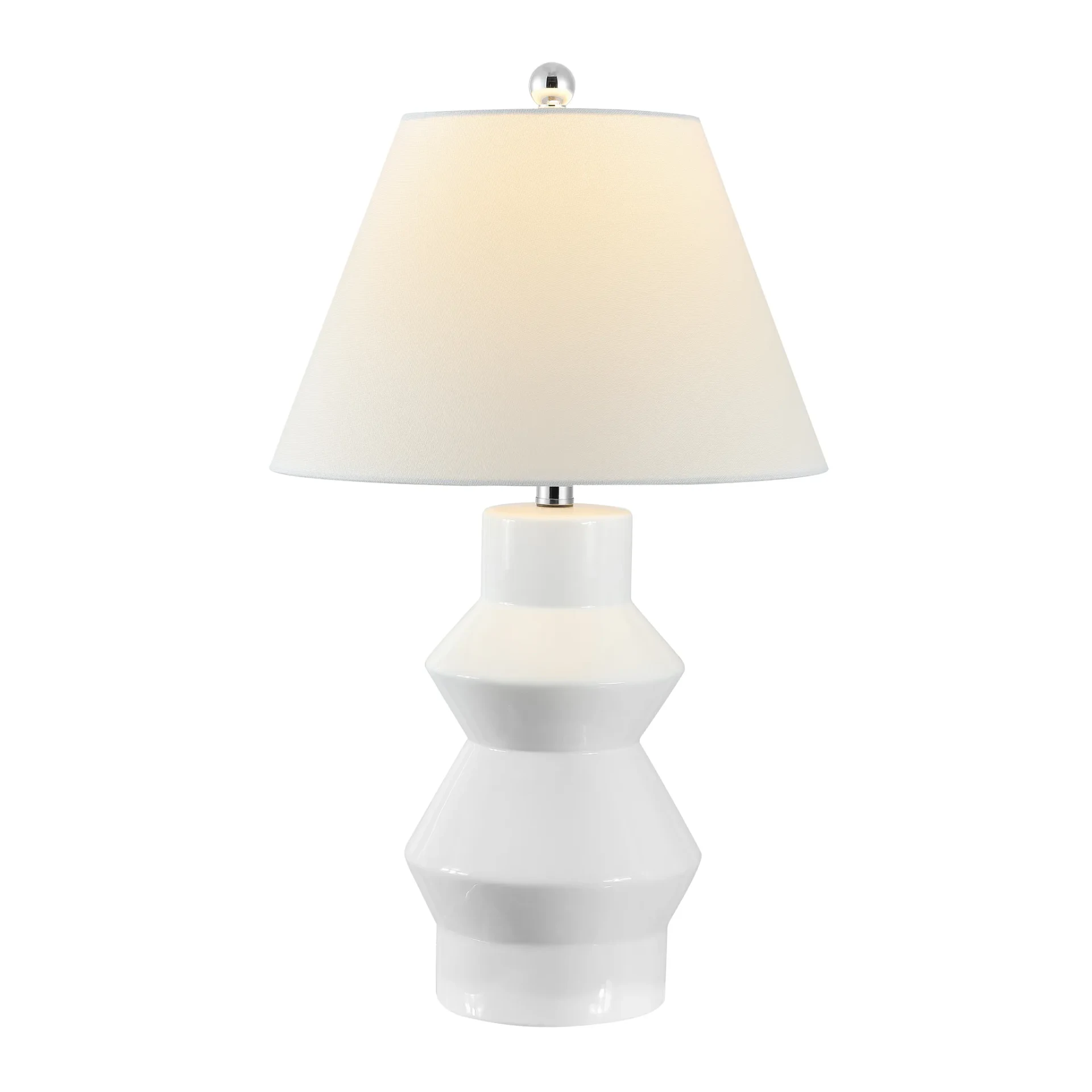 Larcia Table Lamp in White