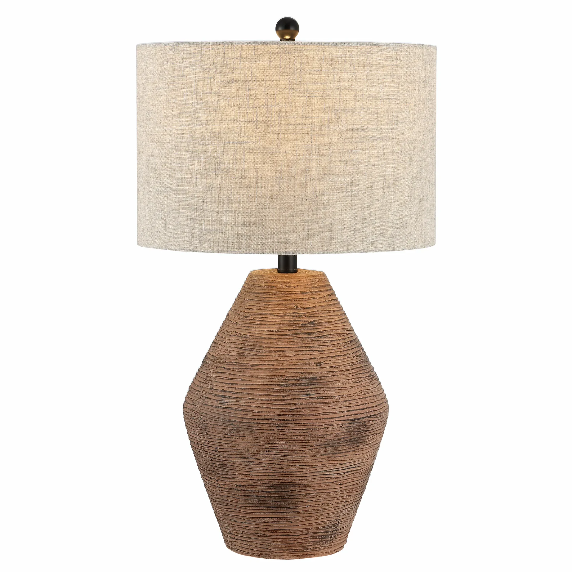 Detris Table Lamp in Brown