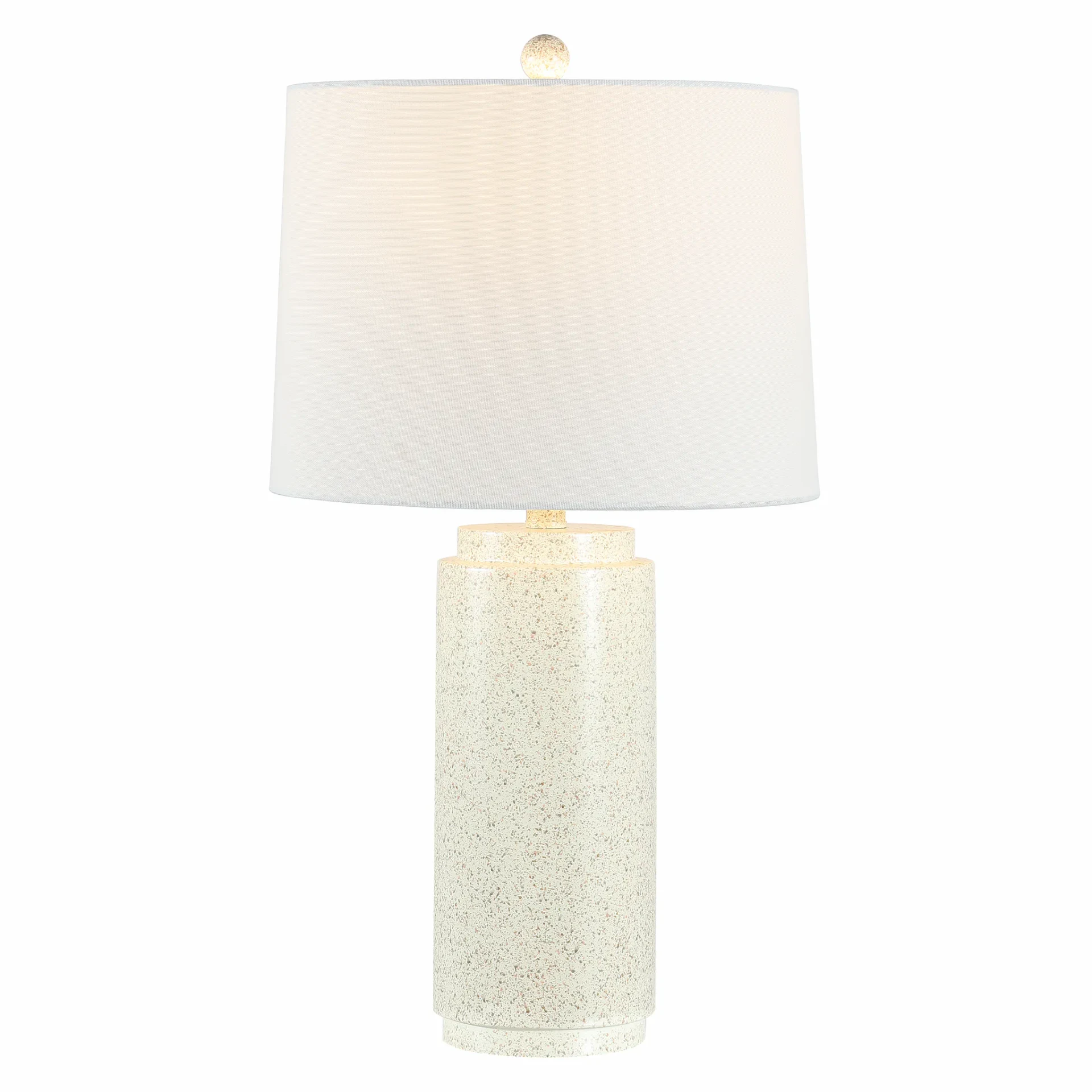 Silla Table Lamp in White / Gray