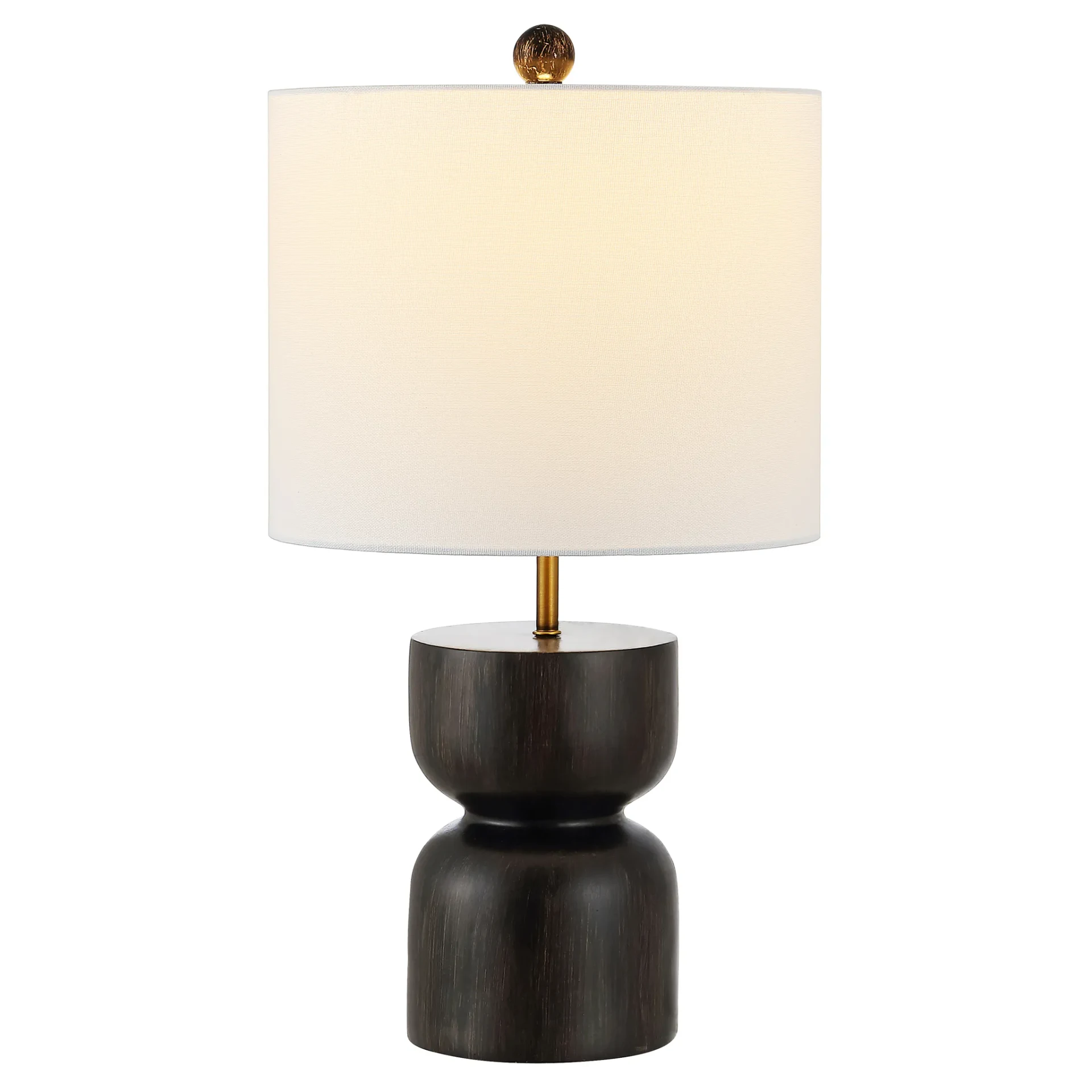 Lastra Table Lamp in Dark Brown