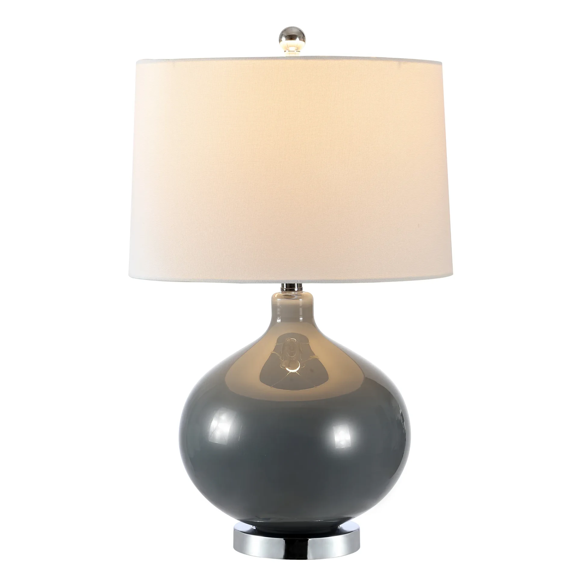 Masera Table Lamp With Usb (Set Of 2) in Gray