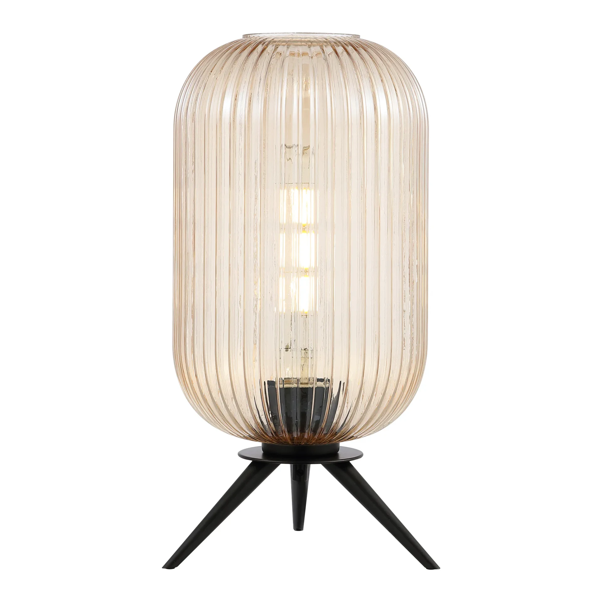 Theiss Table Lamp in Amber / Black