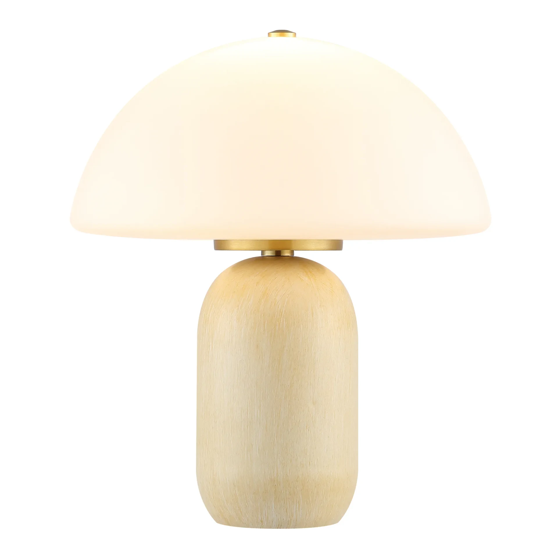 Fabio Table Lamp in Natural / Brass