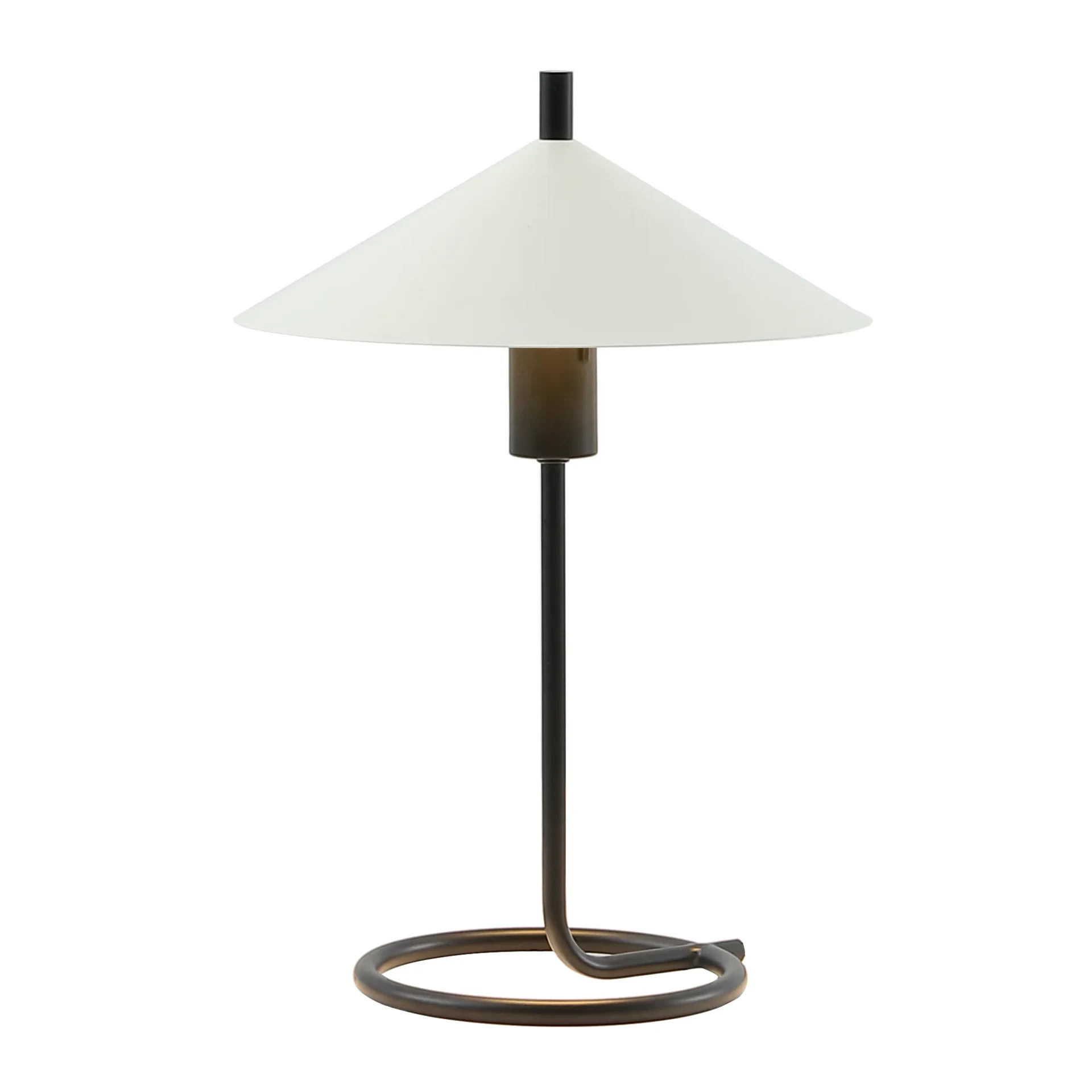 Khlo Table Lamp in Black / Cream