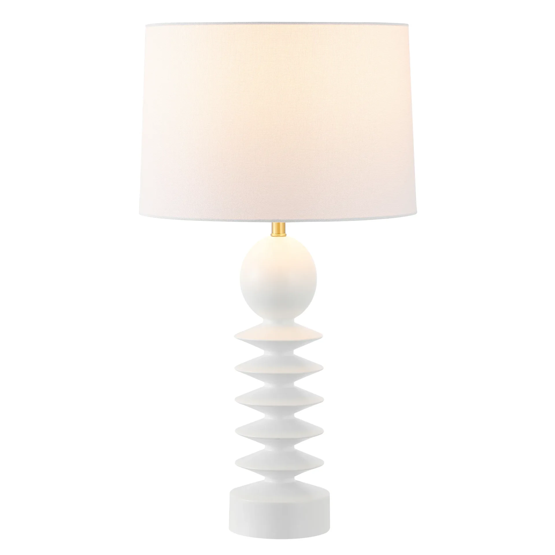 Loza Table Lamp in White Washed