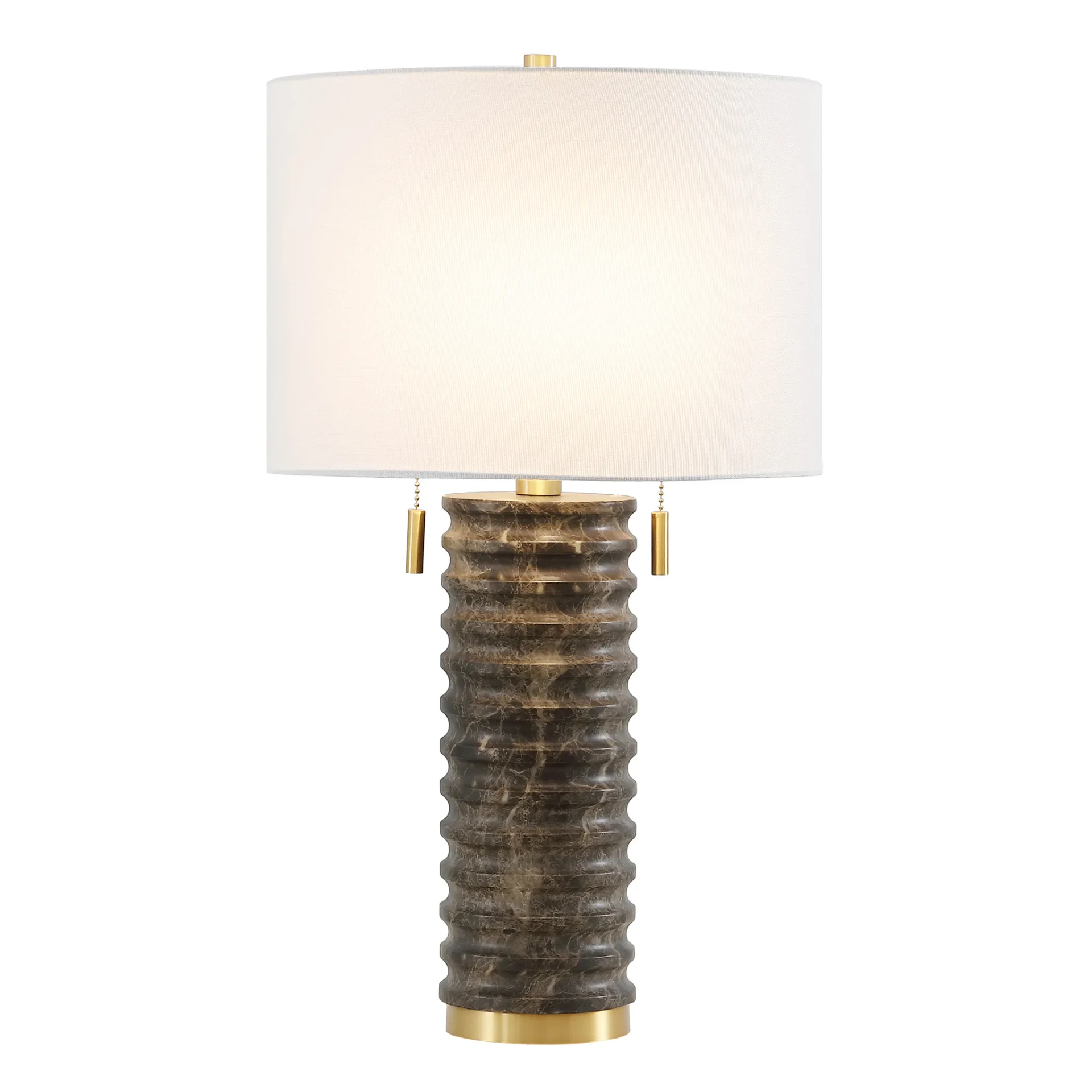 Tova Table Lamp in Dark Gray