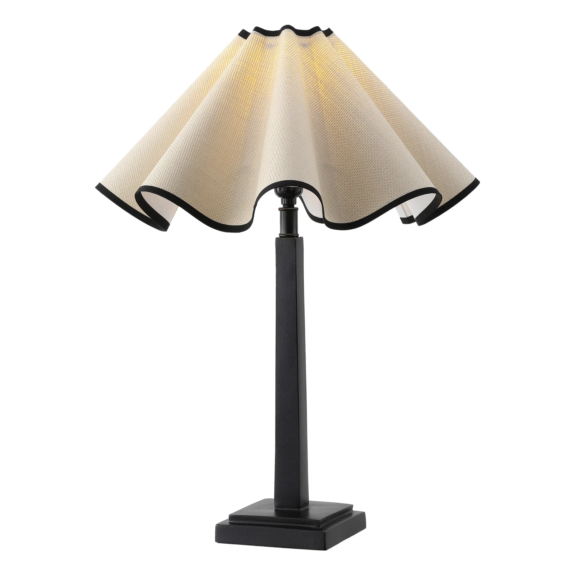 Monika Table Lamp in Black / Natural