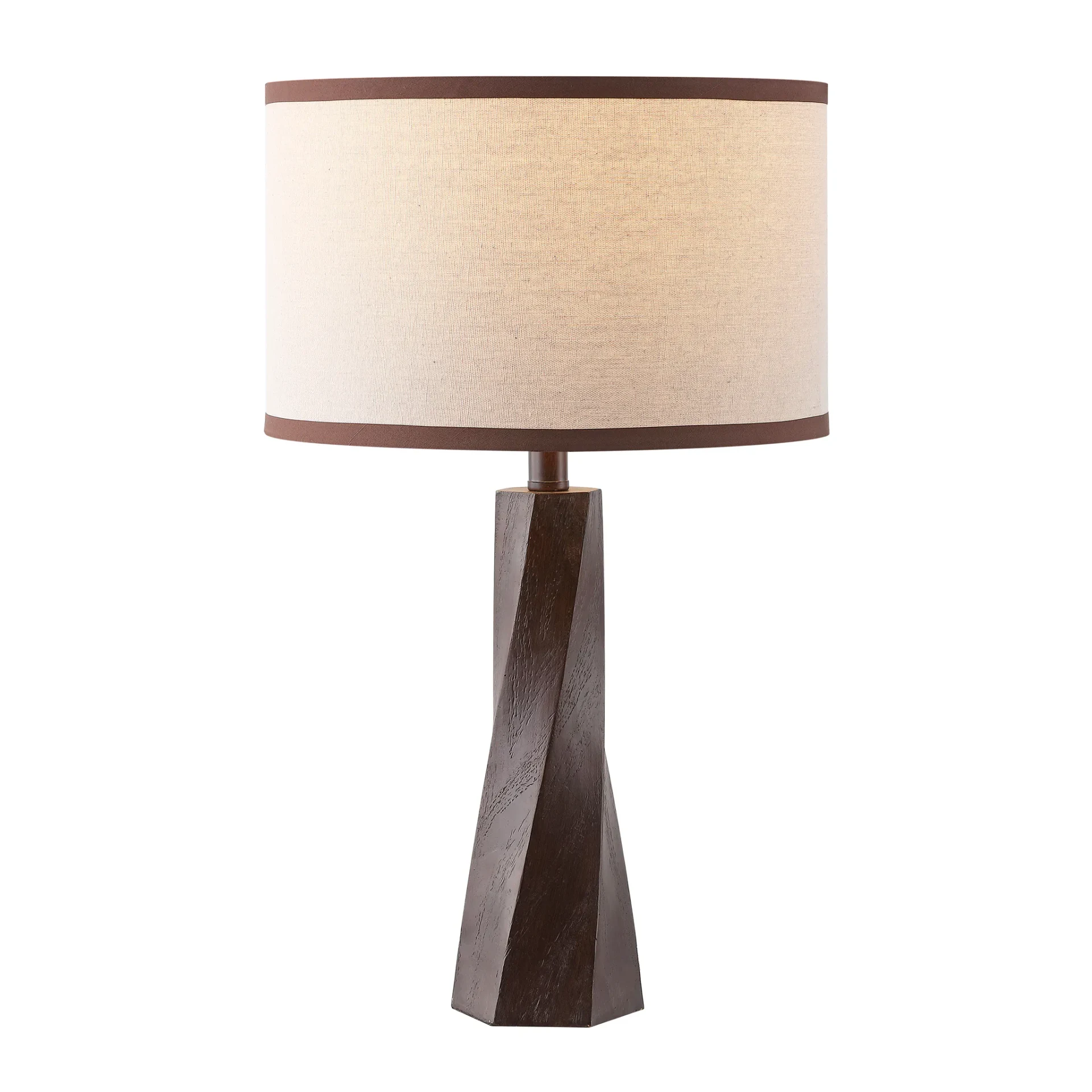 Enza Table Lamp in Walnut