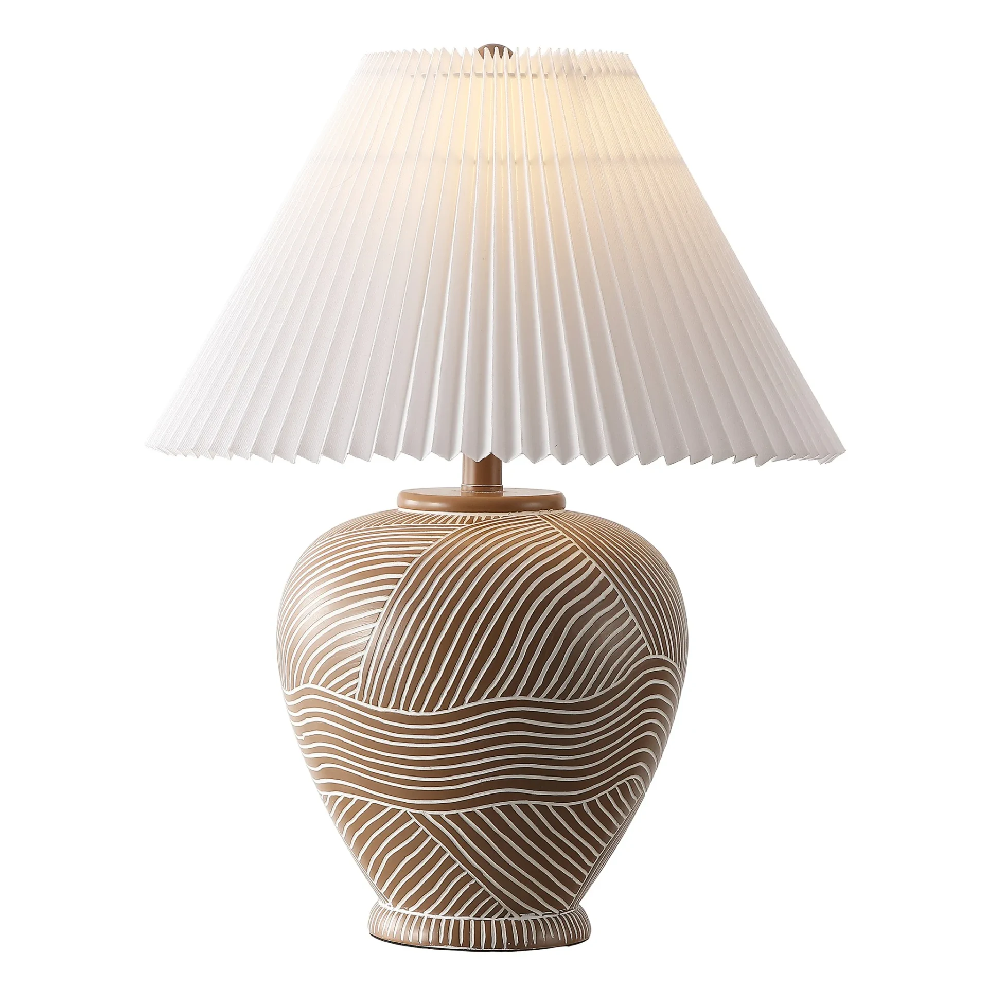 Claude Table Lamp in Brown
