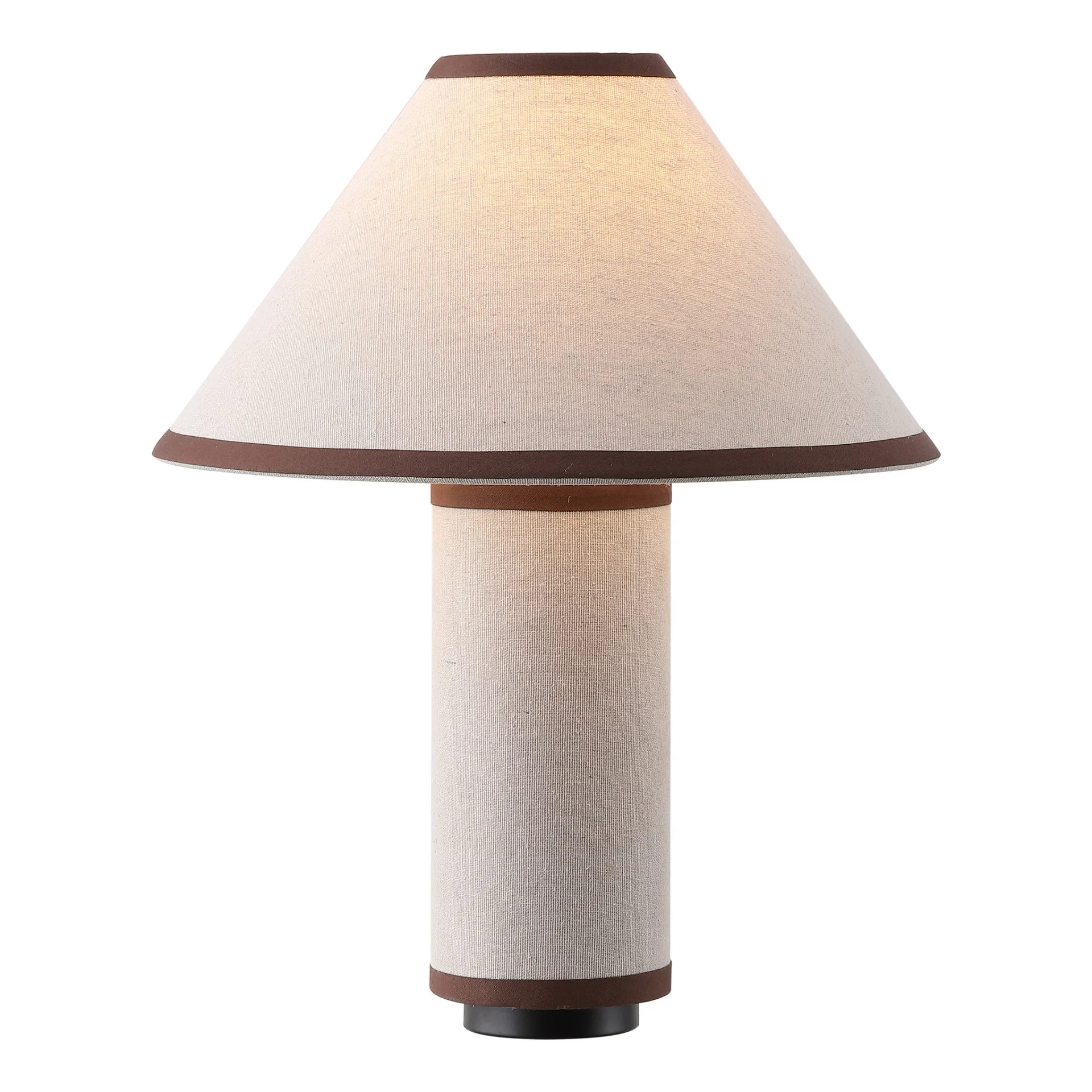 Demie Table Lamp in Oatmeal / Brown