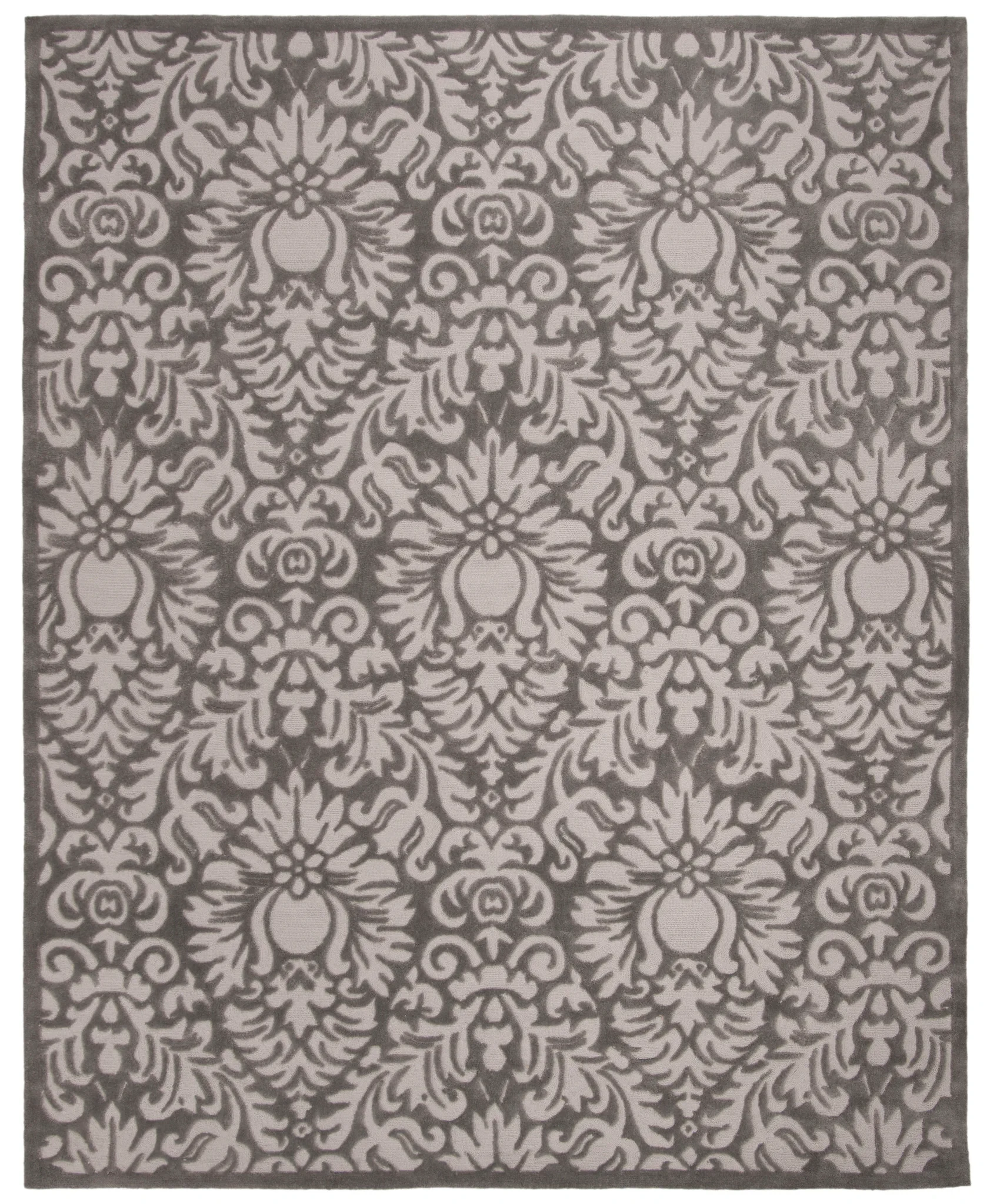 Total Performance Brussels Hand-Hooked Rug in Stone