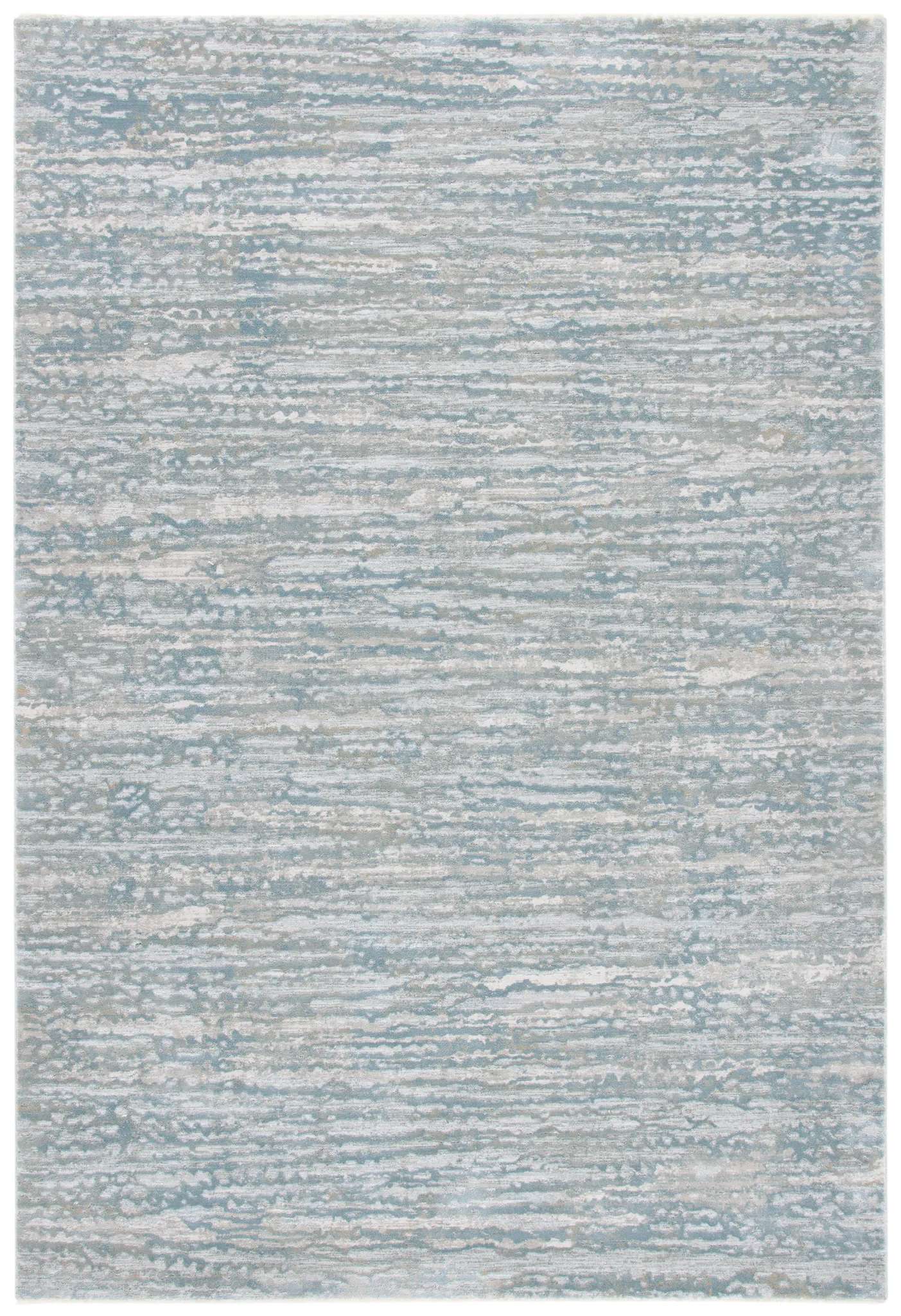 Valencia Allover Abstract Rug in Light Gray / Blue