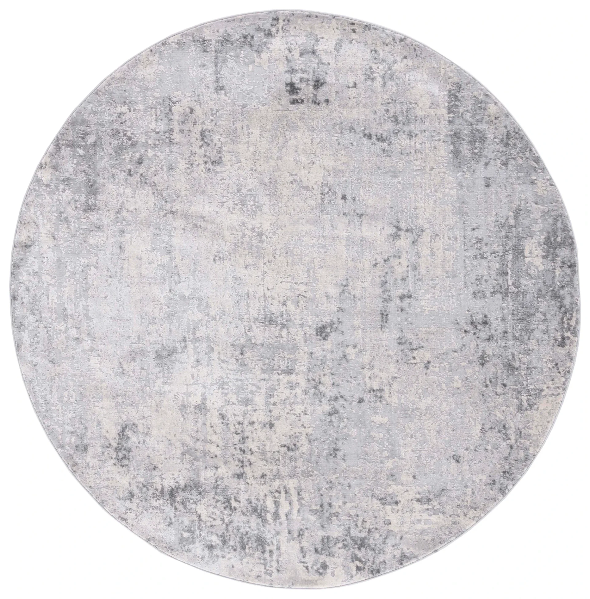 Vogue Weathered Abstract Rug in Gray / Light Gray