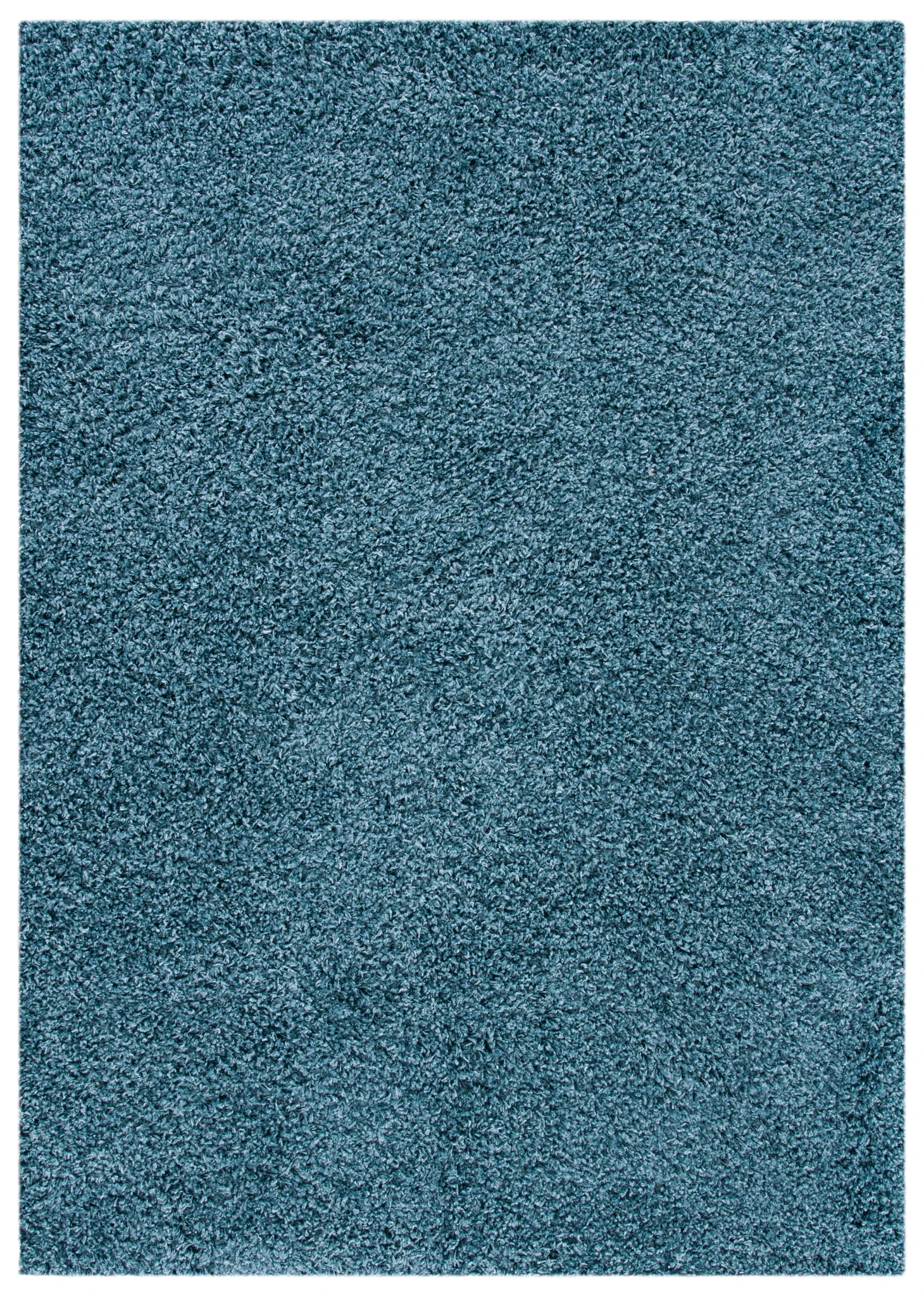 Venus Solid Shag Rug in Blue