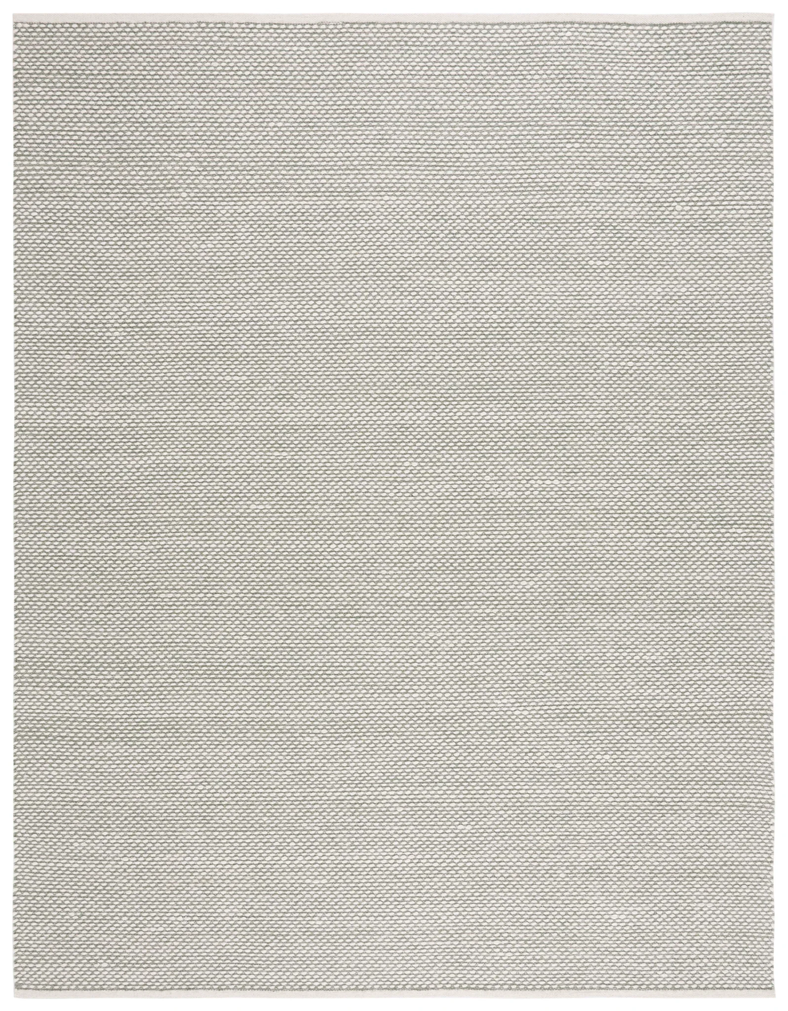Vermont Textured Flatweave Wool Rug in Green