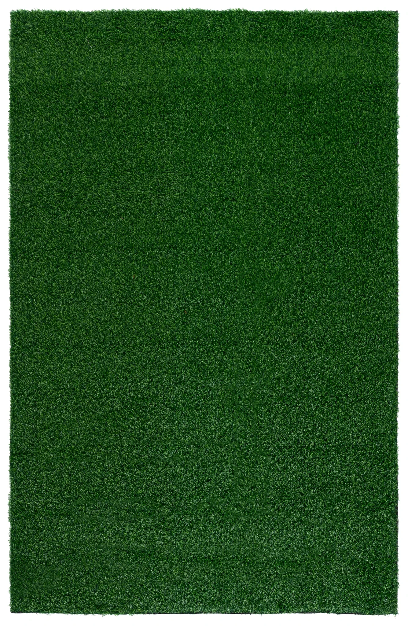 Turf Modern Solid Outdoor Rug in Green / Light Green