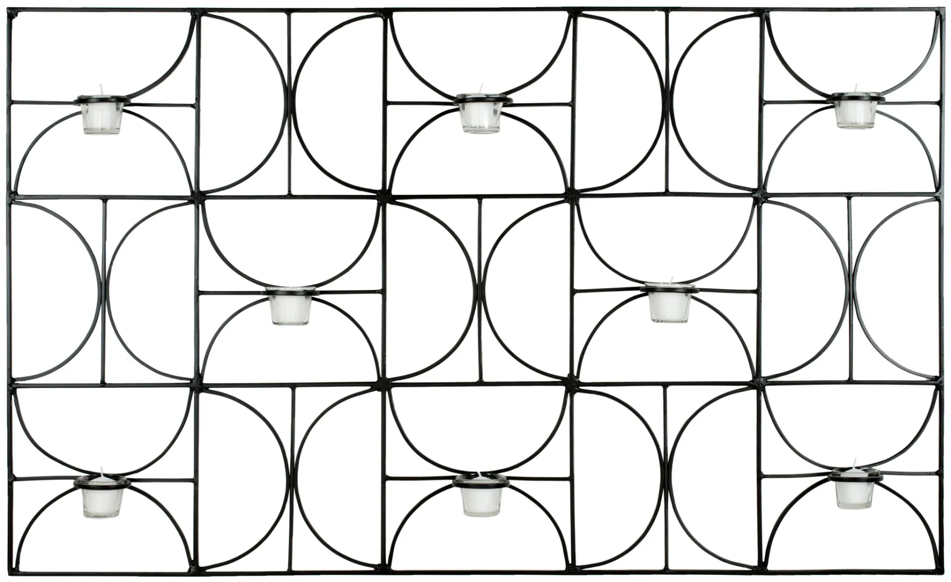 Votive Wall Decor in Black