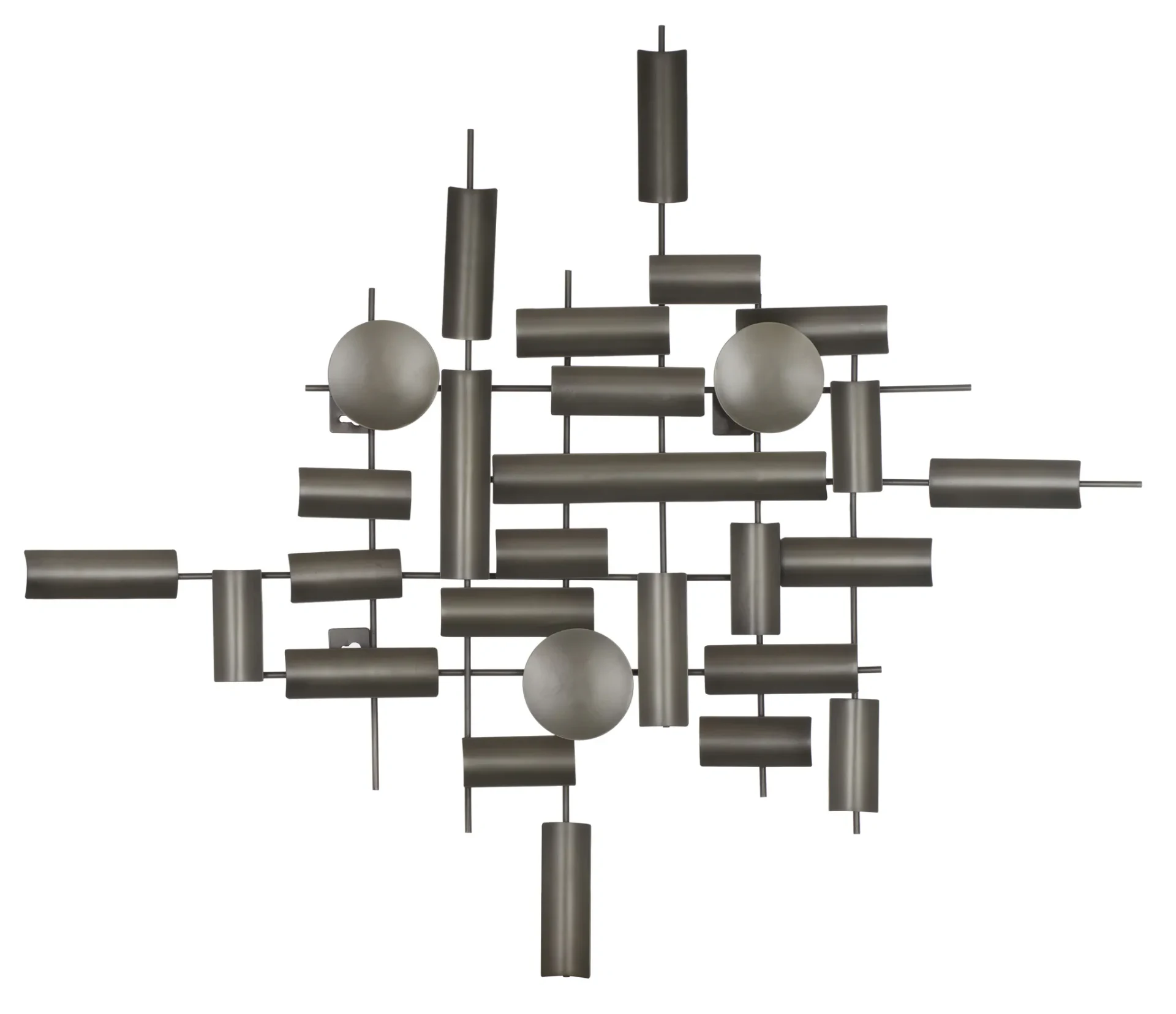 Nevaeh 34.5" Wall Decor in Antique Silver