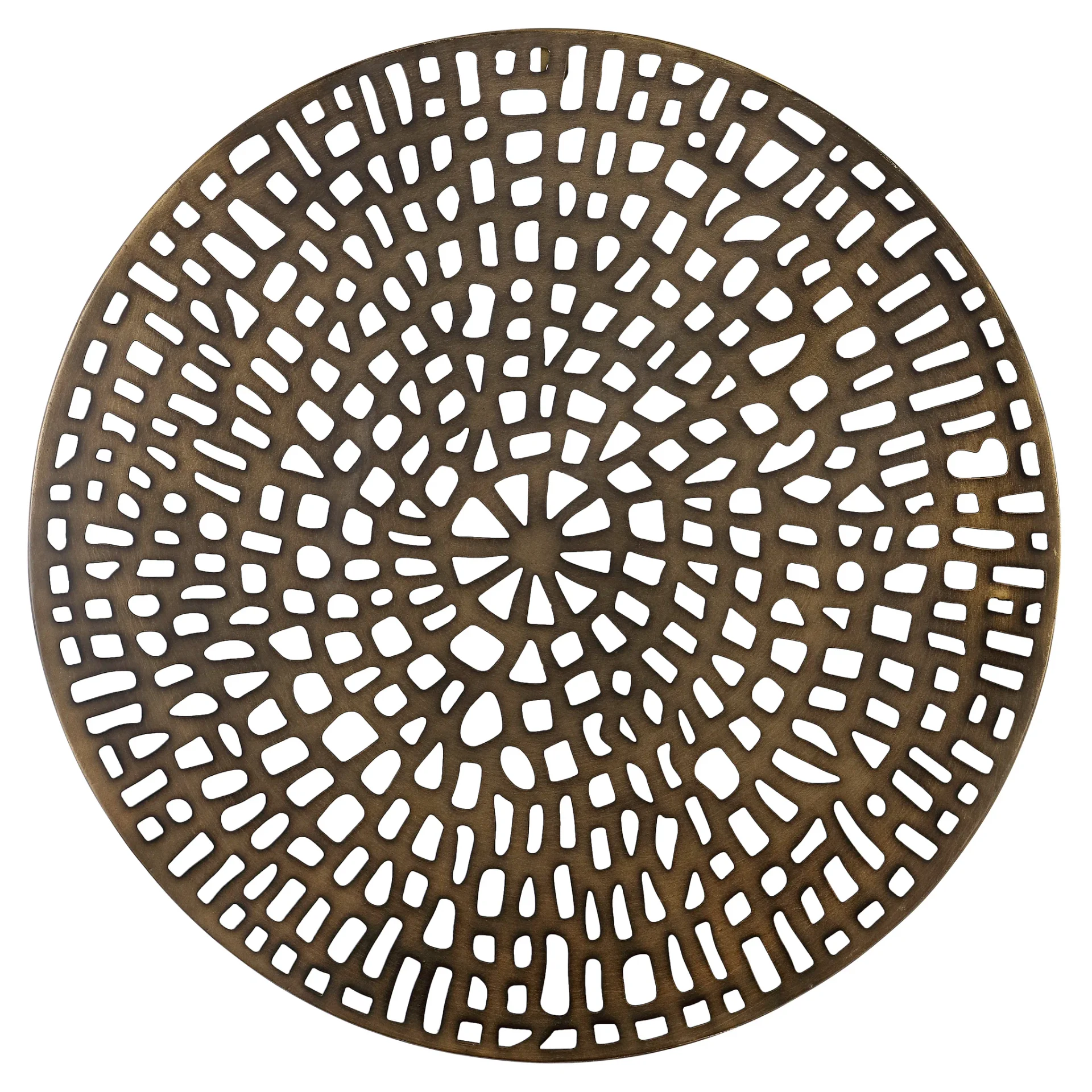 Leofe Wall Decor in Antique Brass