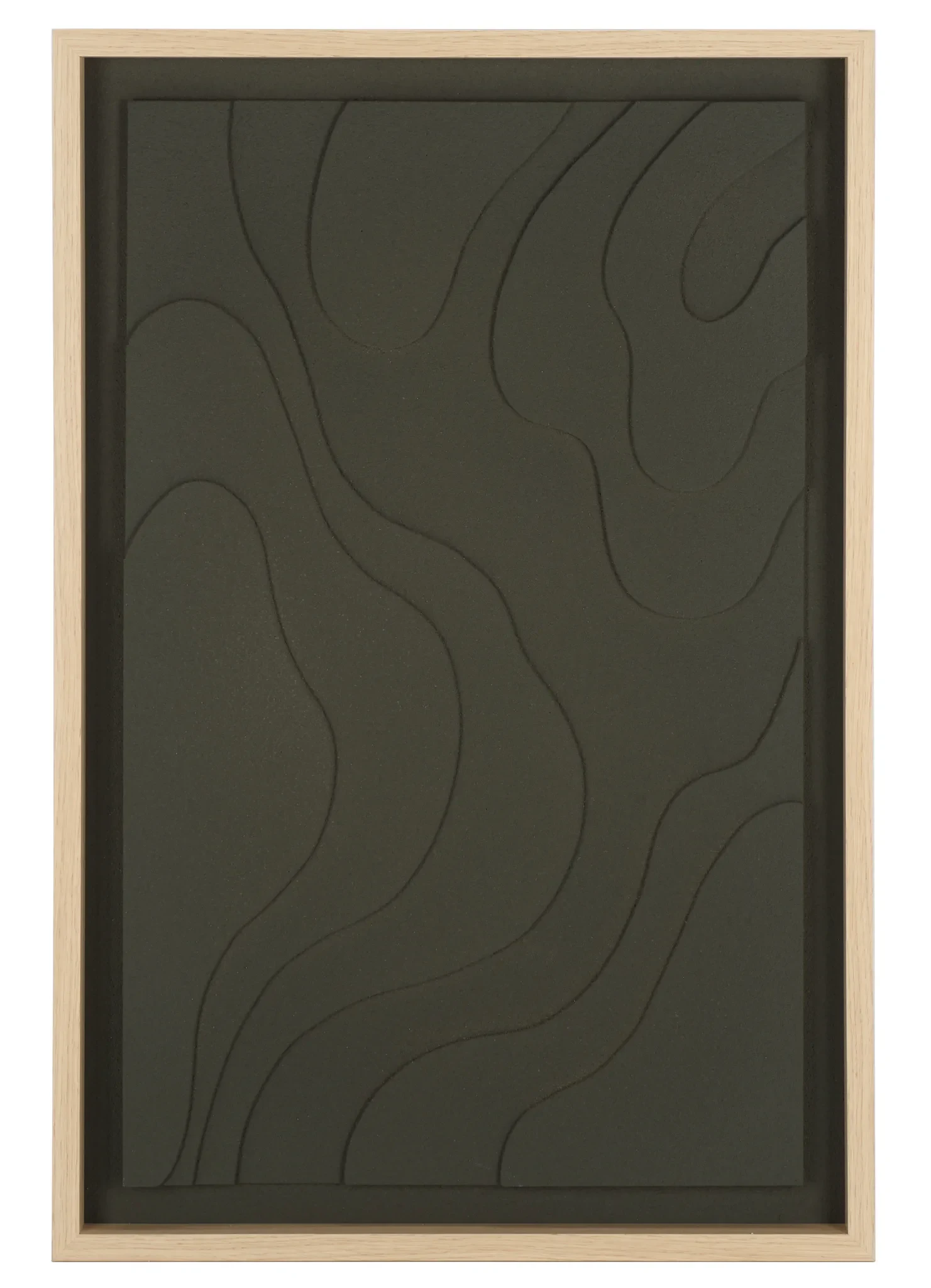 Terrace Fields Wall Art in Black